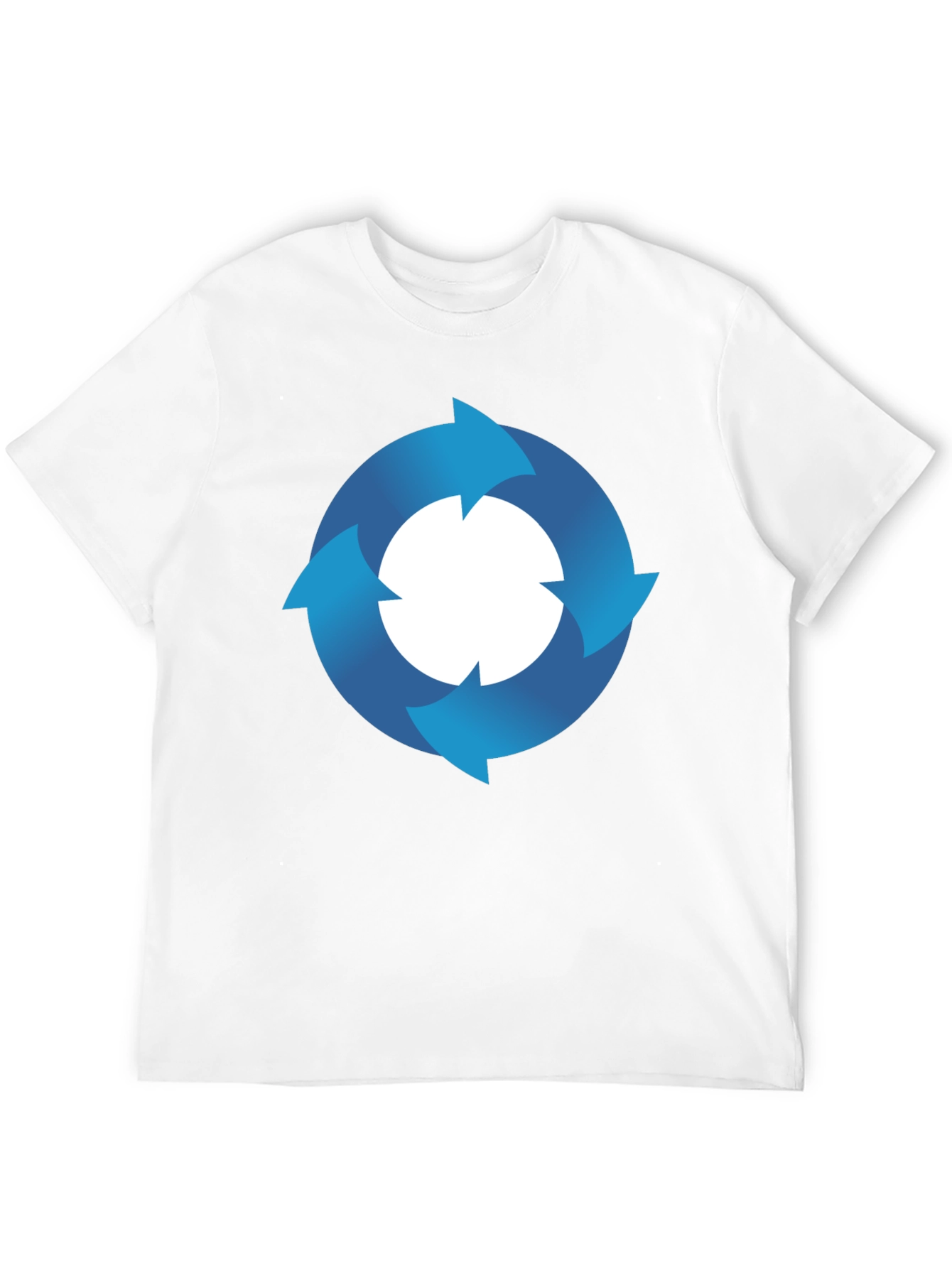 Circular Arrow Graphic T-Shirt - Mens Black Tee