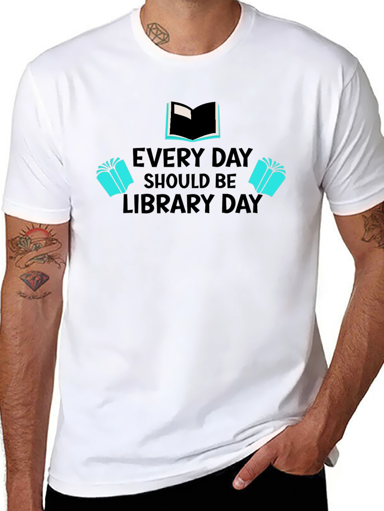 Every Day Should Be Library Day T-Shirt