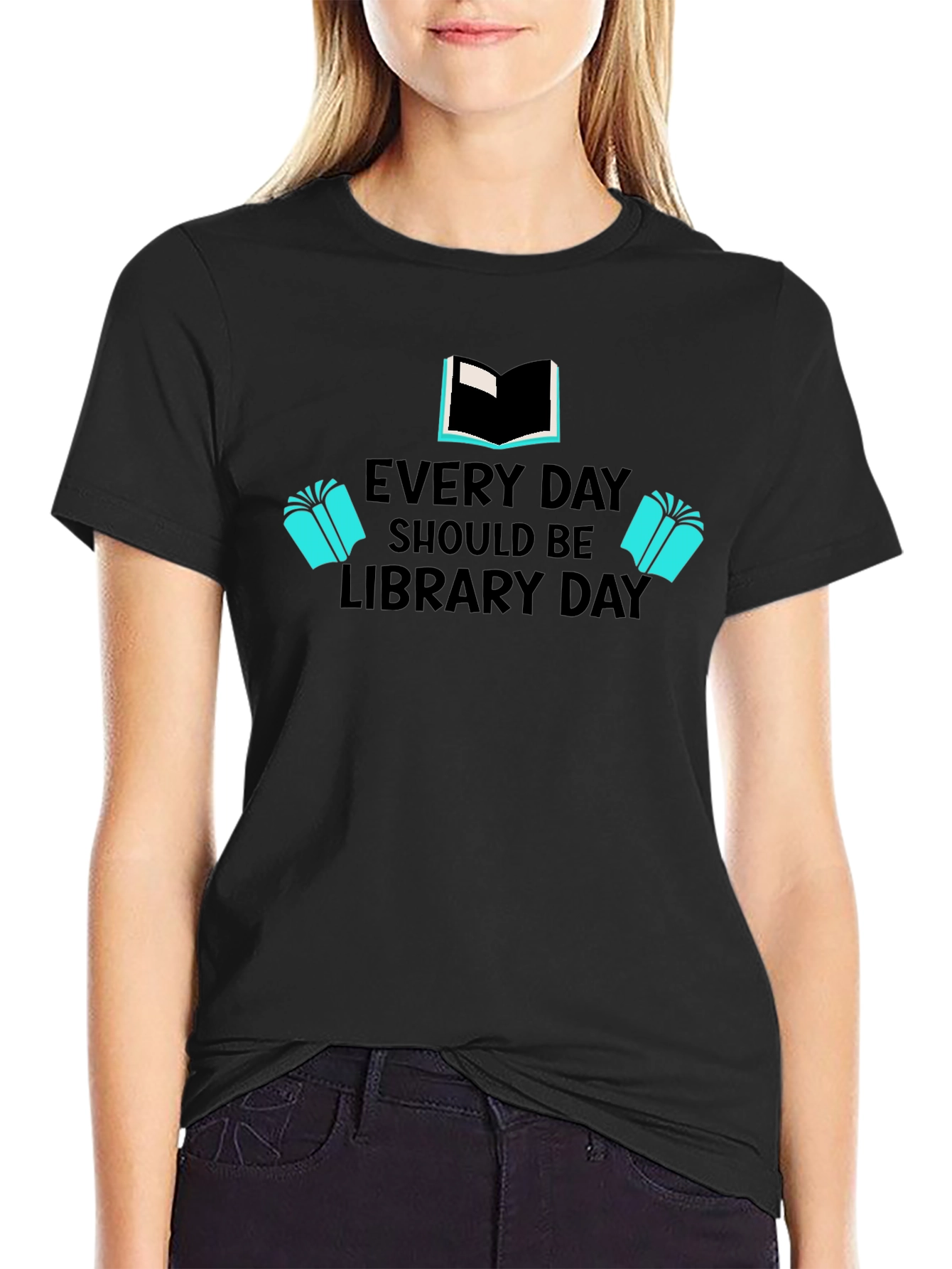 Every Day Should Be Library Day T-Shirt