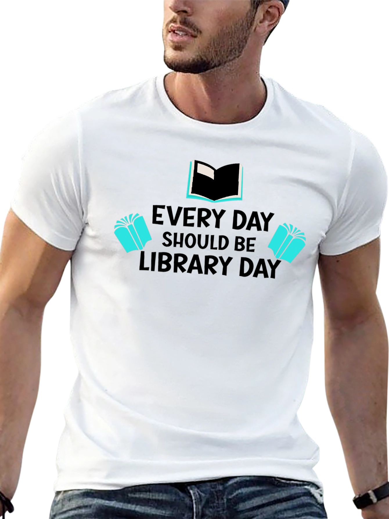 Every Day Should Be Library Day T-Shirt