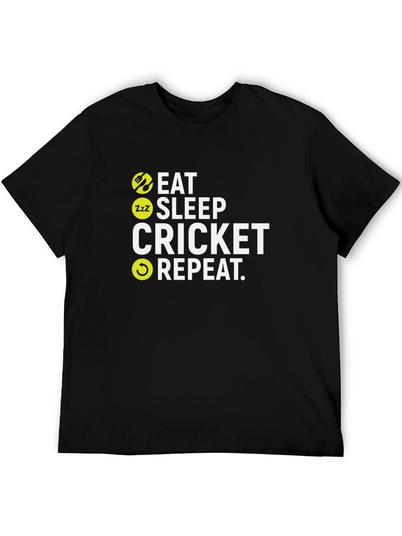Eat Sleep Cricket Repeat T-Shirt