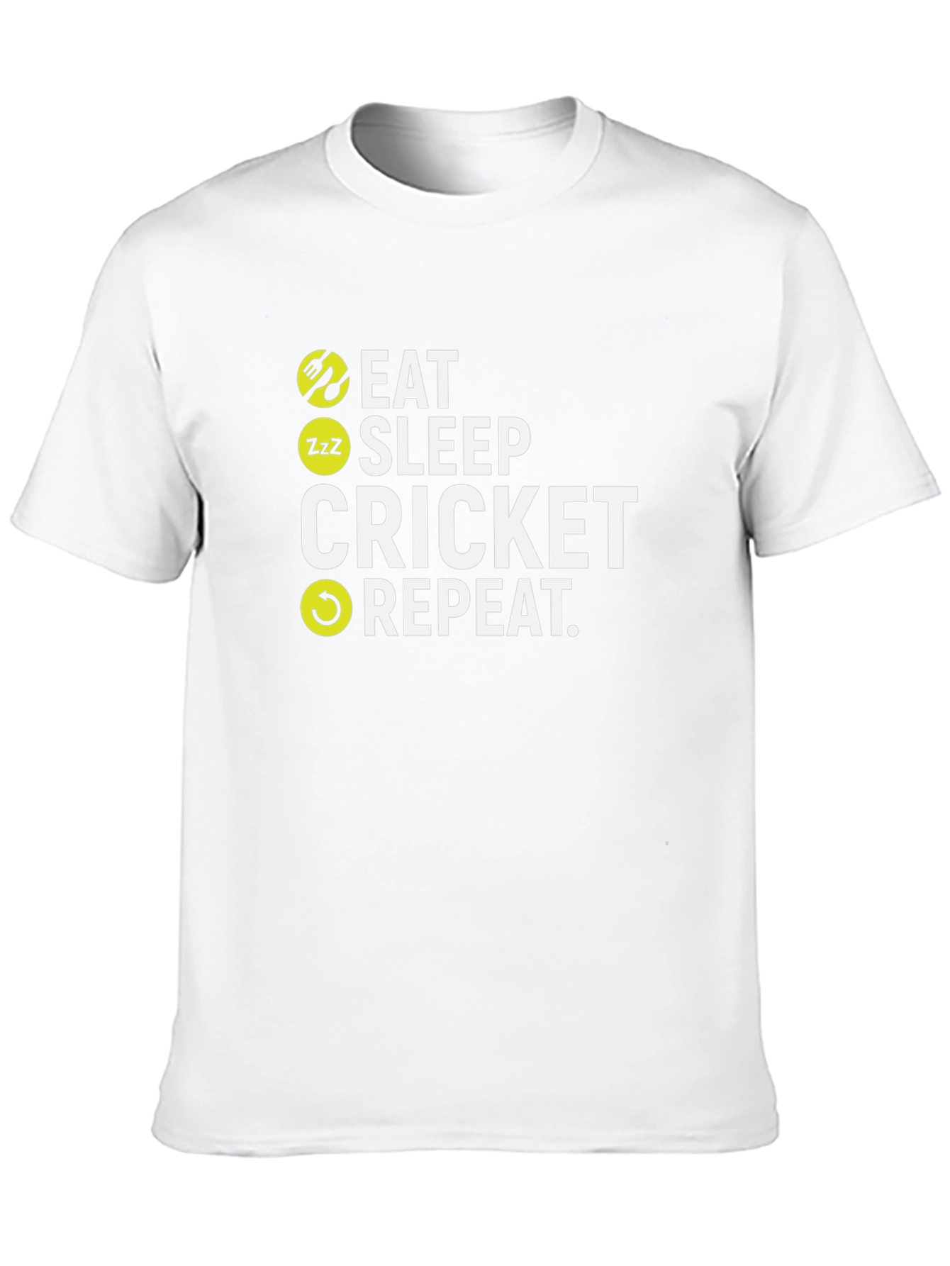 Eat Sleep Cricket Repeat T-Shirt