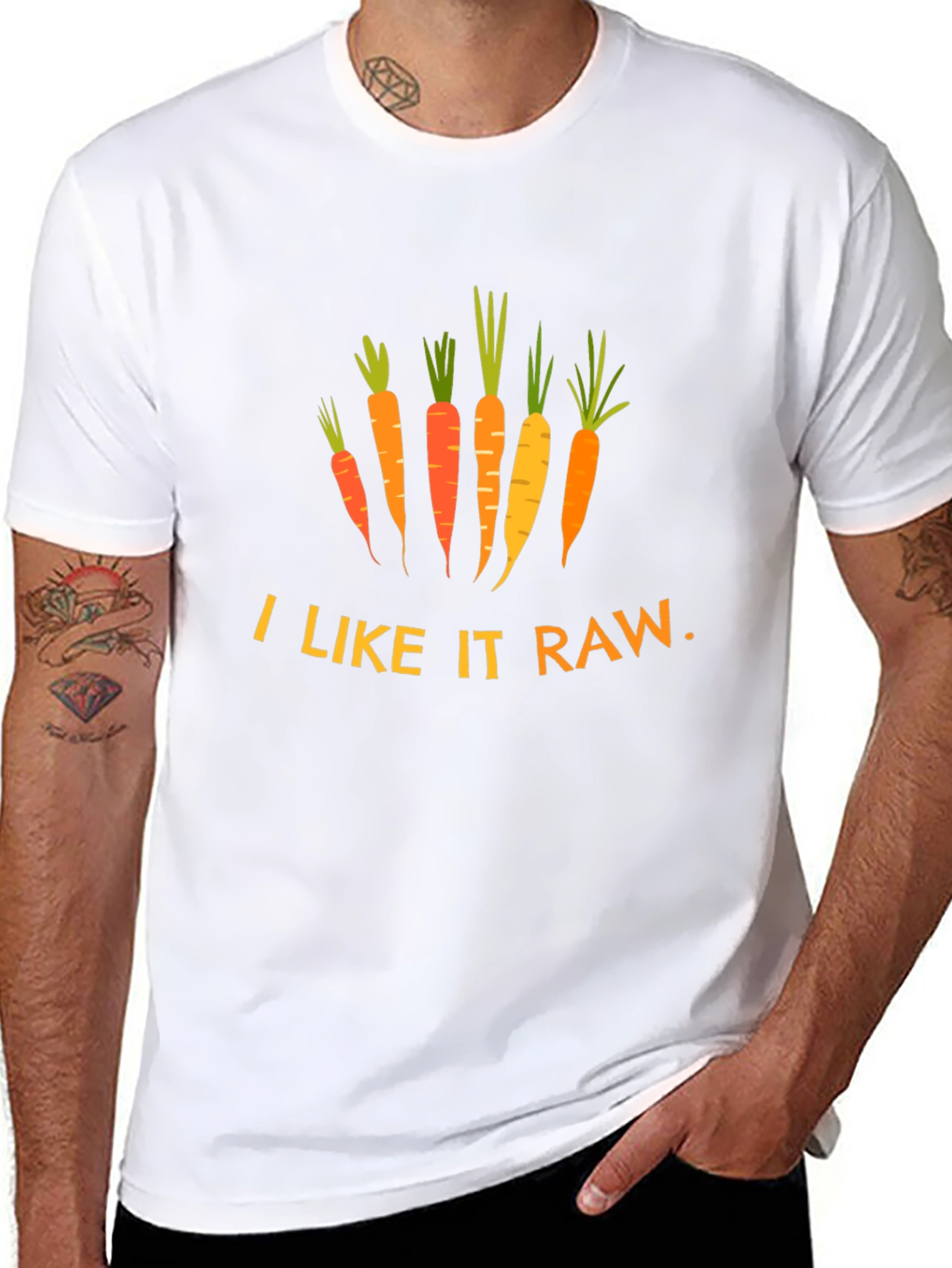 I Like It Raw Carrot T-Shirt
