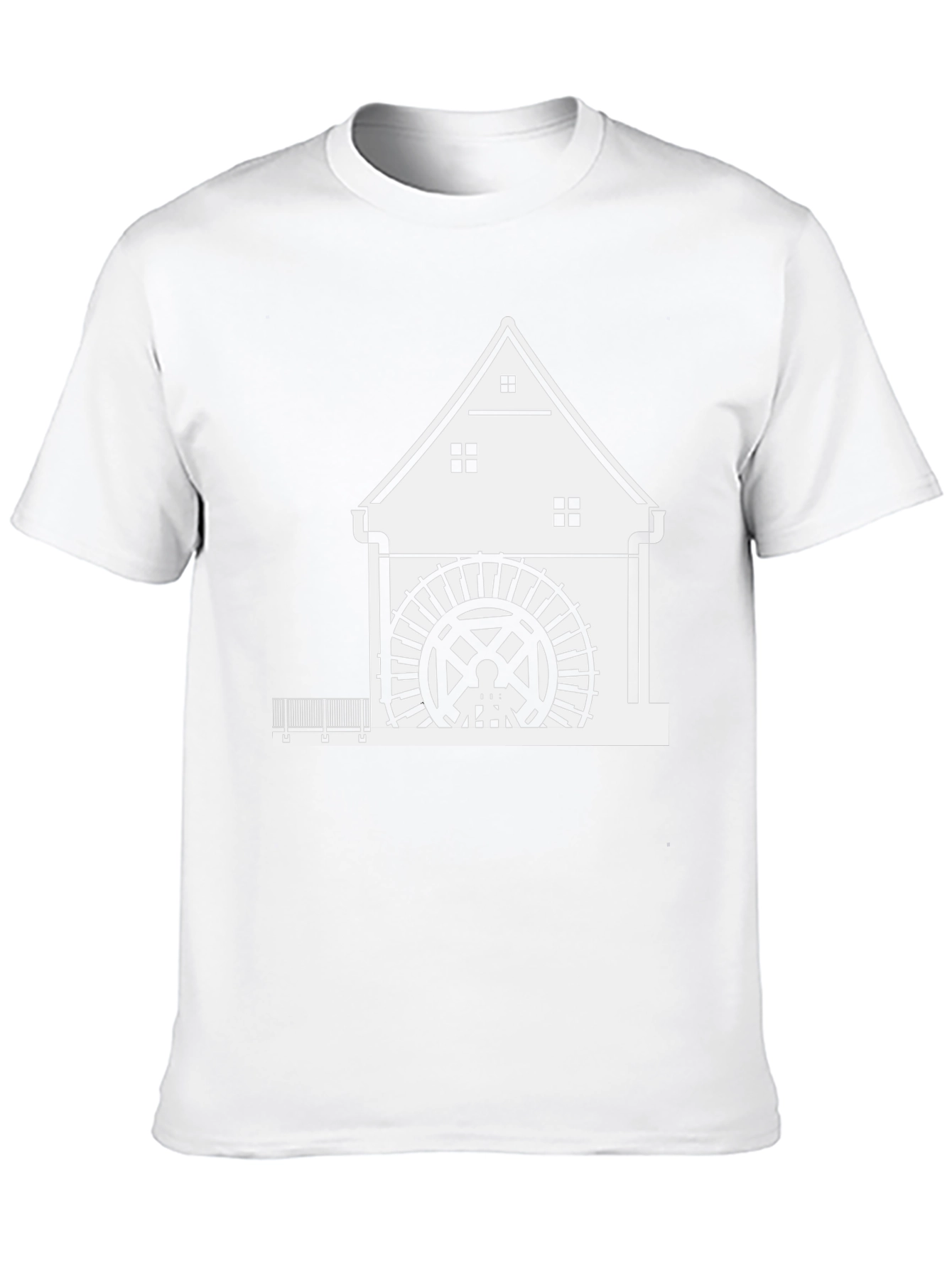 Black Watermill Graphic Tee