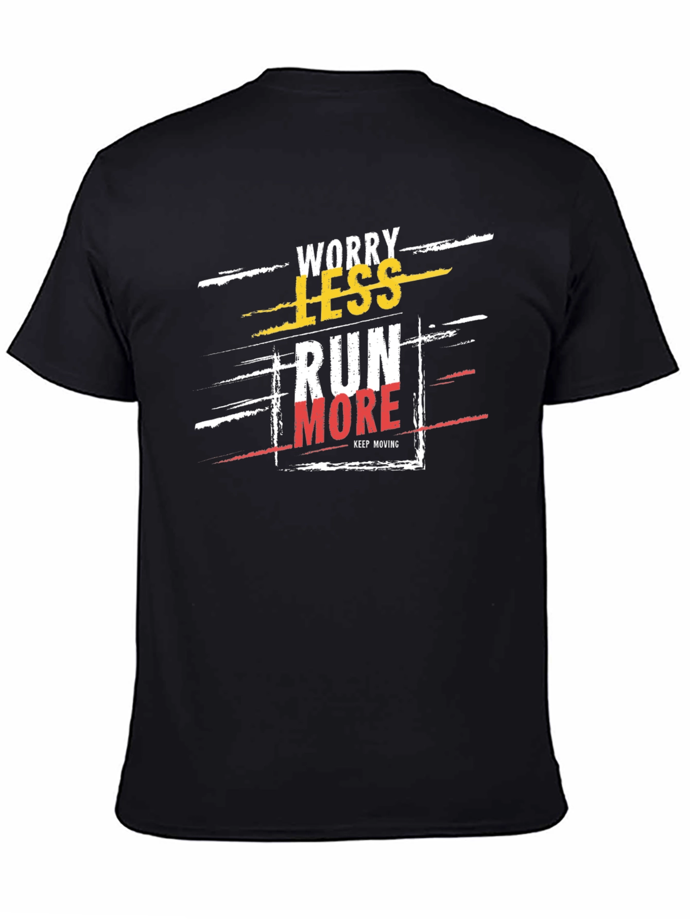 Worry Less Run More Graphic Tee