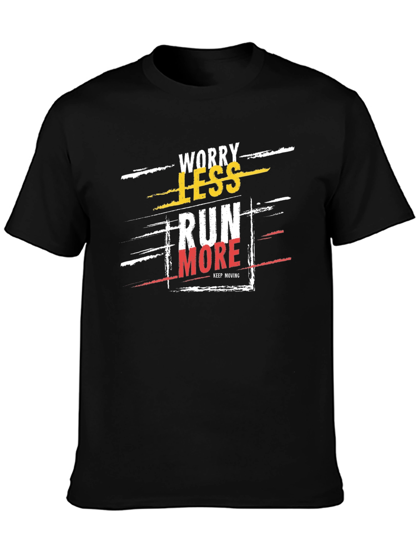 Worry Less Run More Graphic Tee