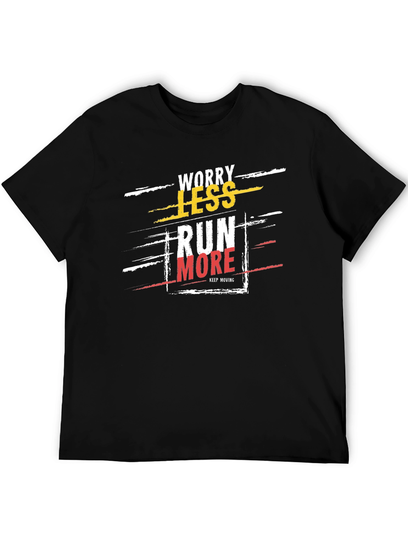 Worry Less Run More Graphic Tee