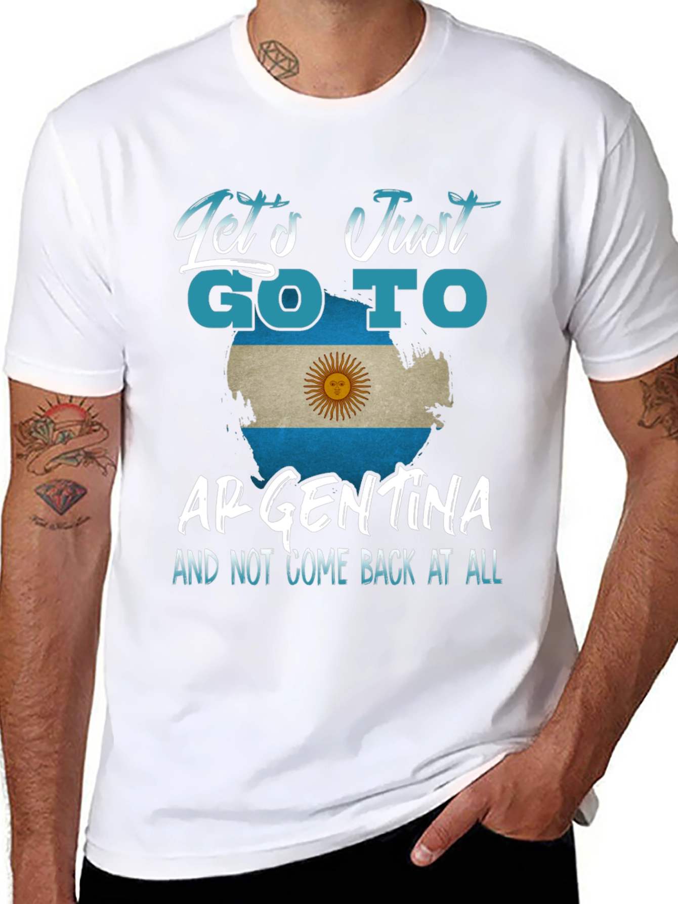 Argentina Travel T-Shirt - Lets Go To Argentina Tee