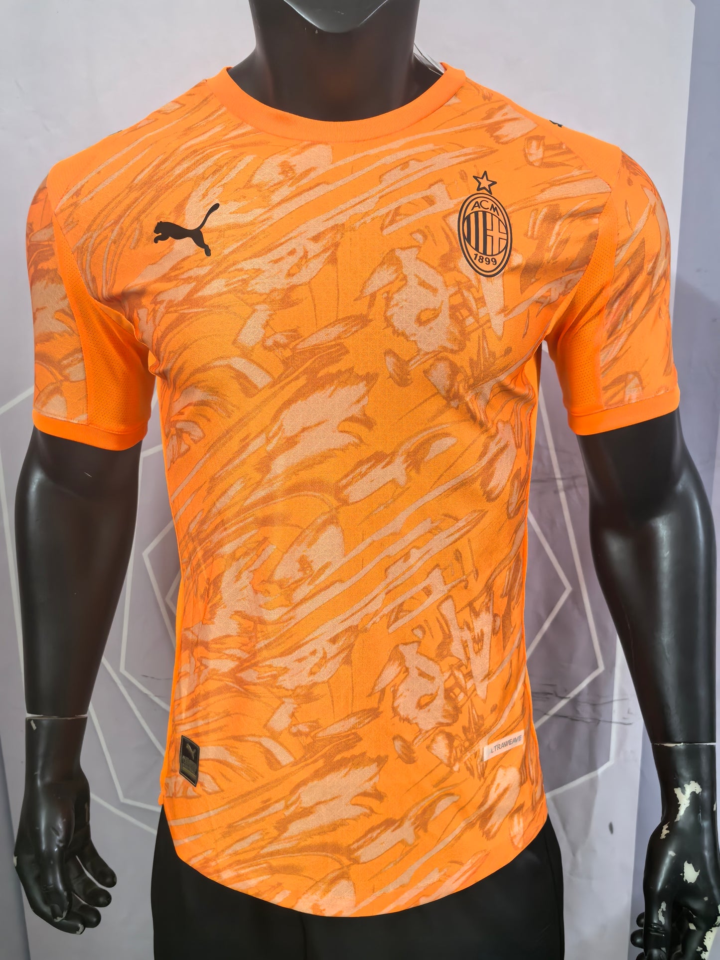 AC Milan 25-26 Orange Player Version Soccer Jersey