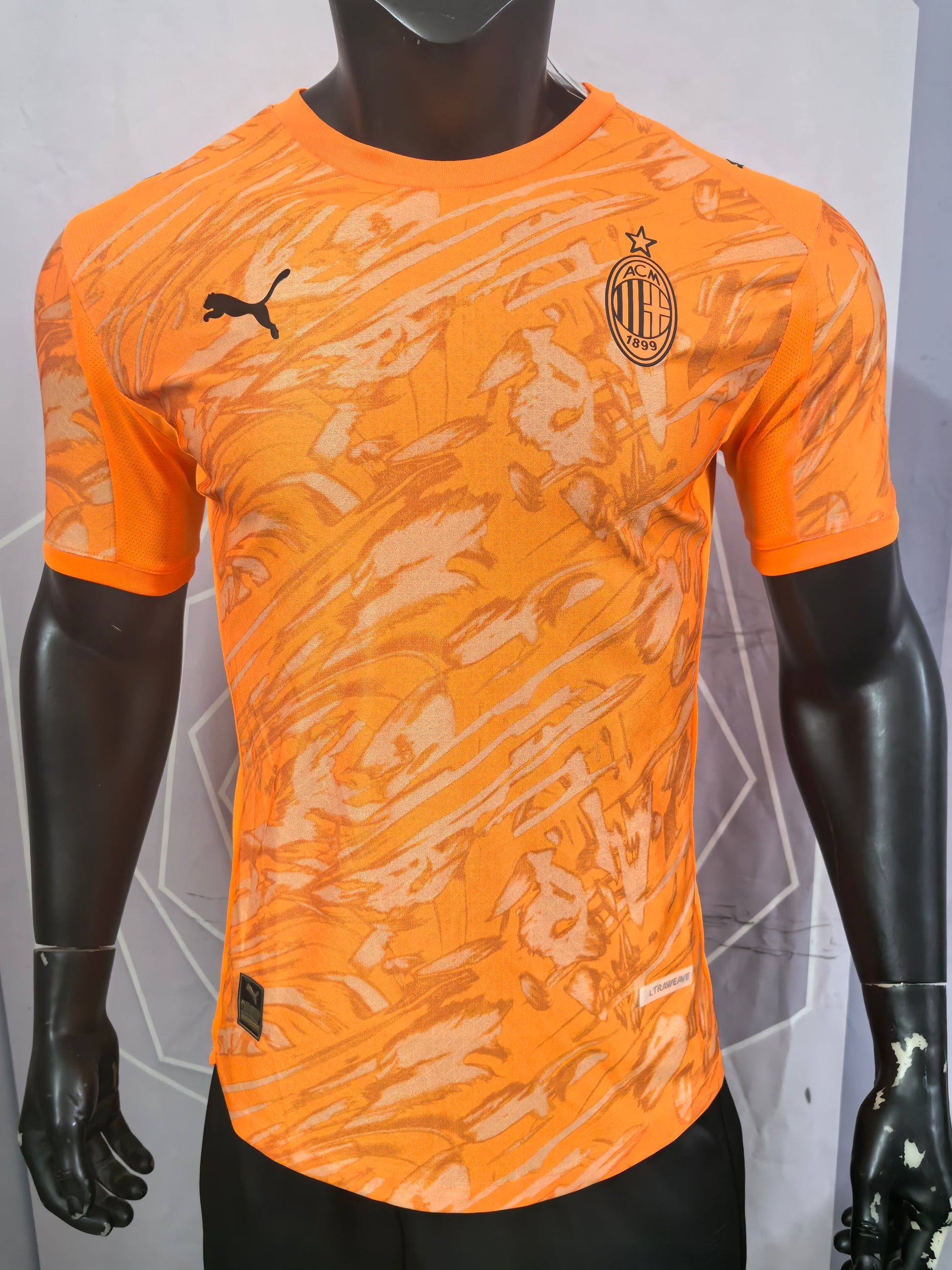 AC Milan 25-26 Orange Player Version Soccer Jersey
