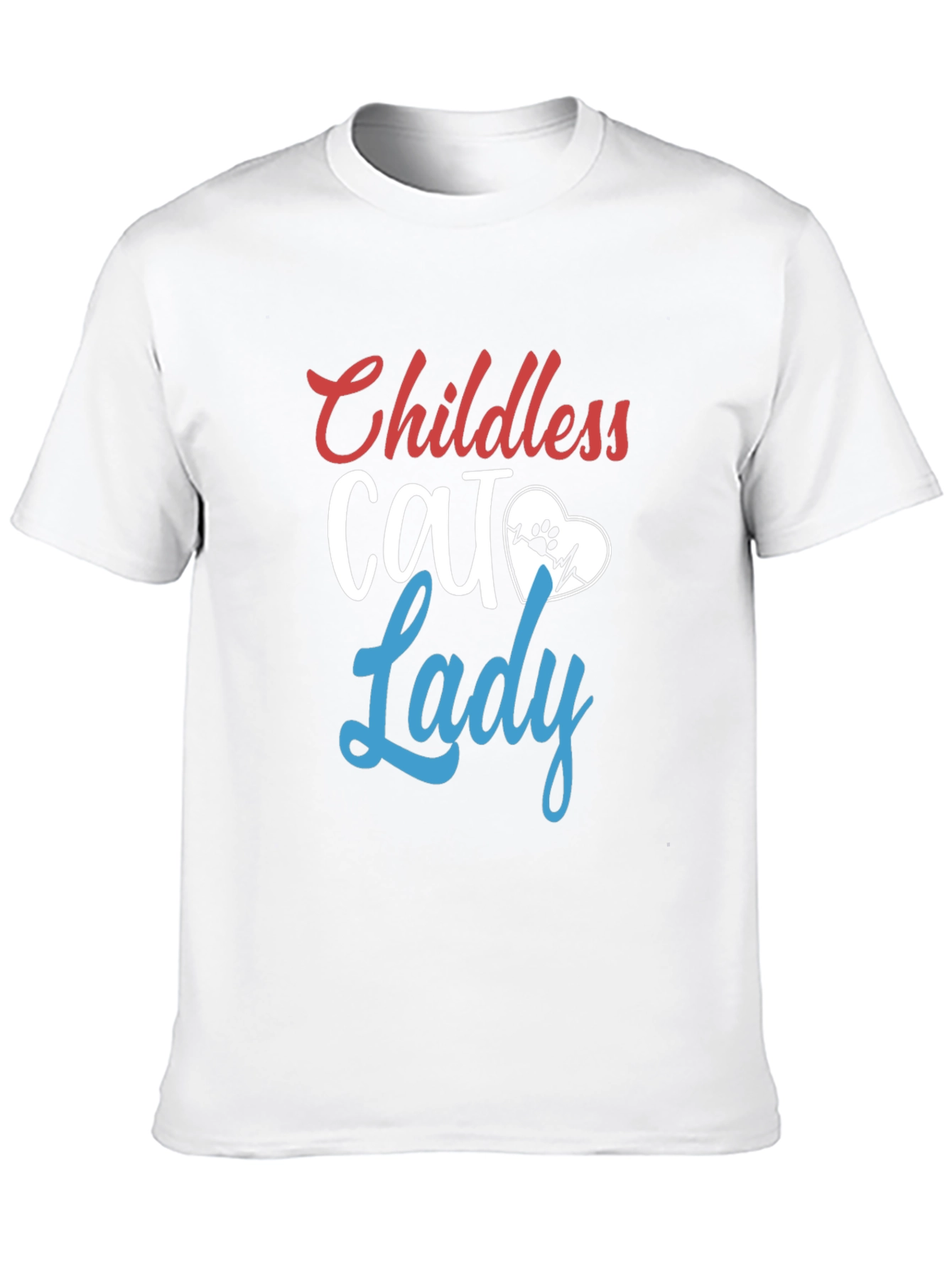 Childless Cat Lady Graphic T-Shirt - Black