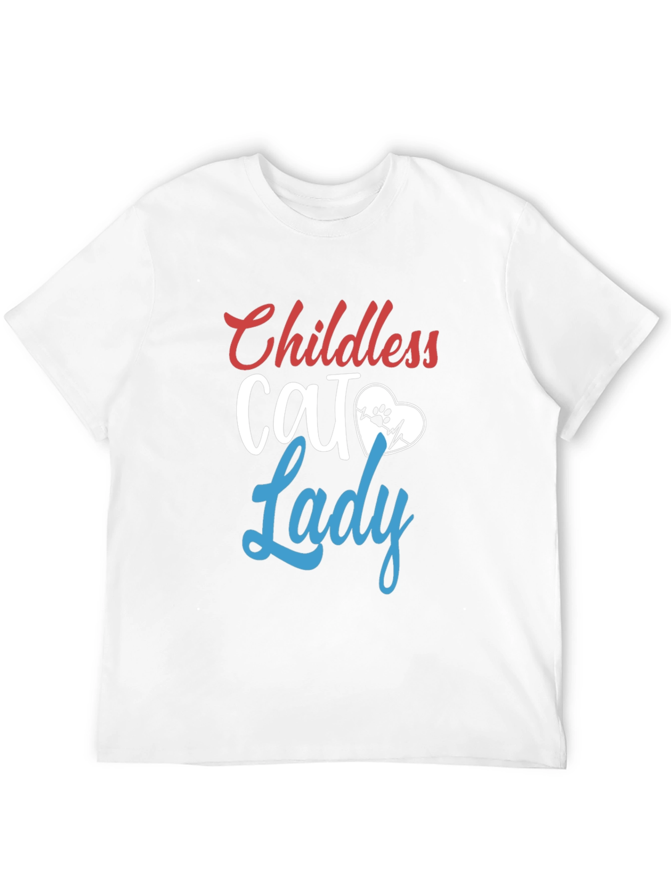 Childless Cat Lady Graphic T-Shirt - Black
