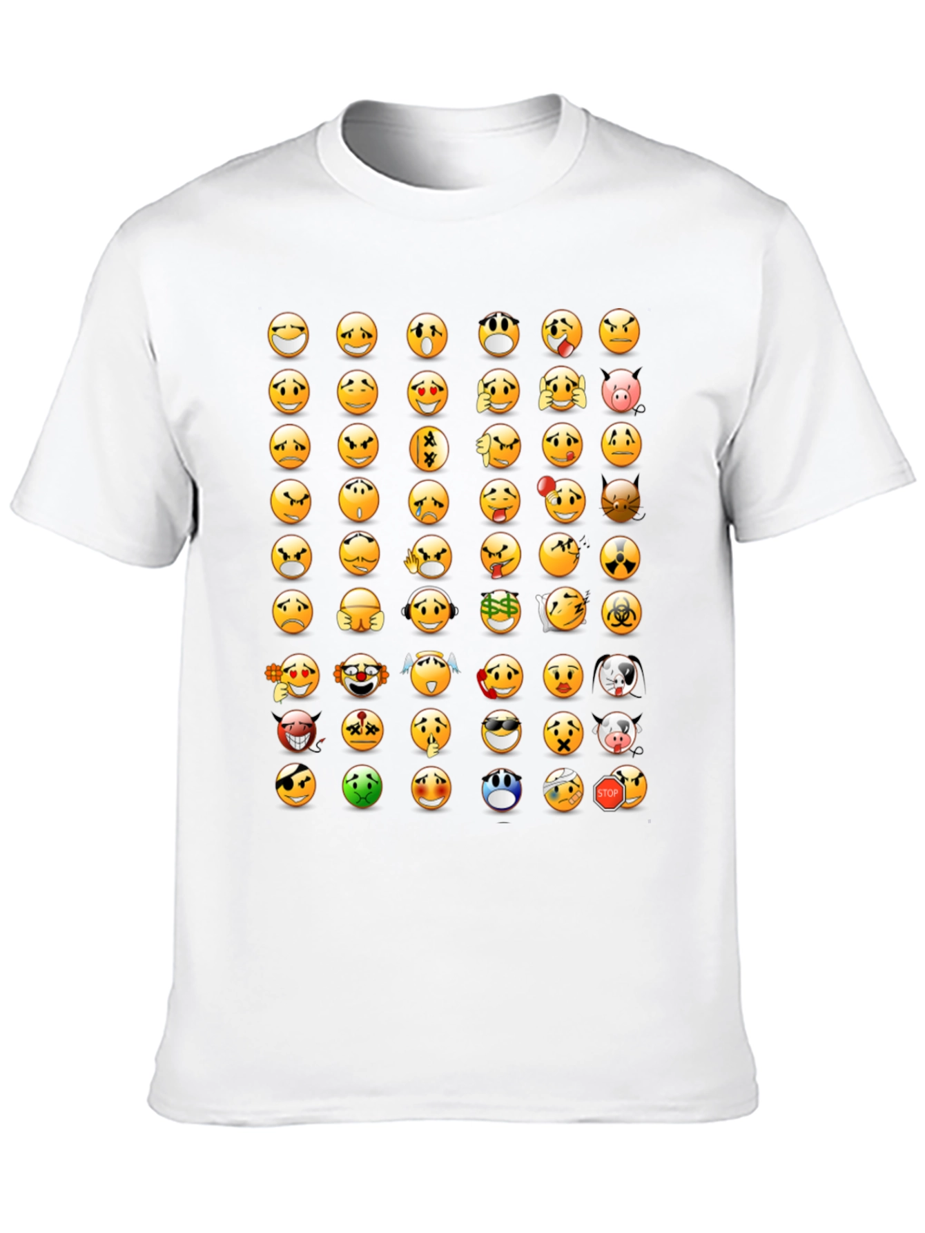Emoji Mania T-Shirt - Black Graphic Tee