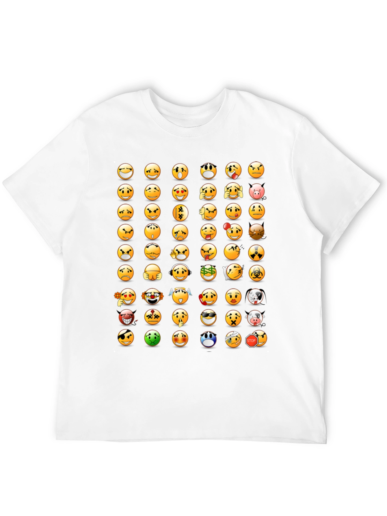 Emoji Mania T-Shirt - Black Graphic Tee