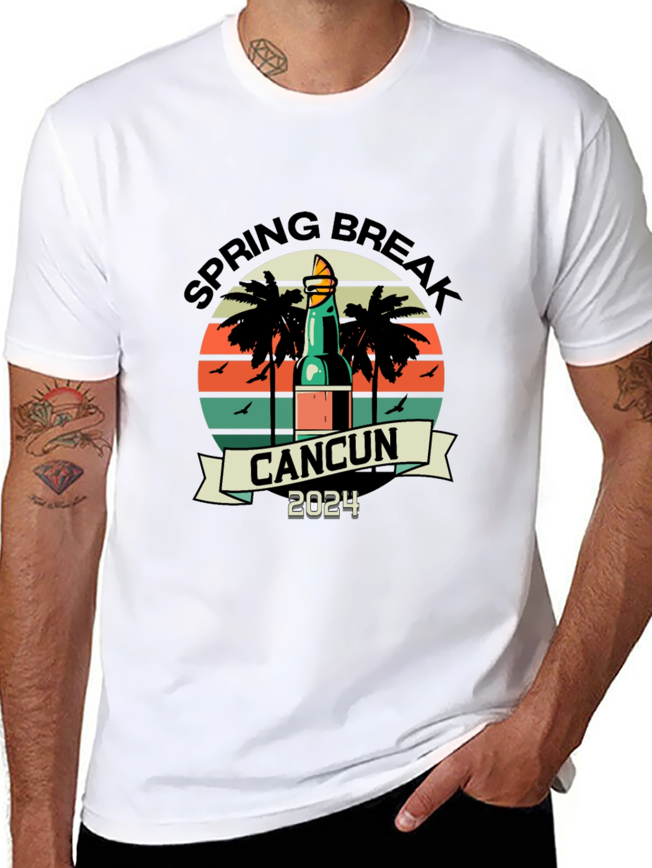 Spring Break Cancun 2024 Graphic T-Shirt
