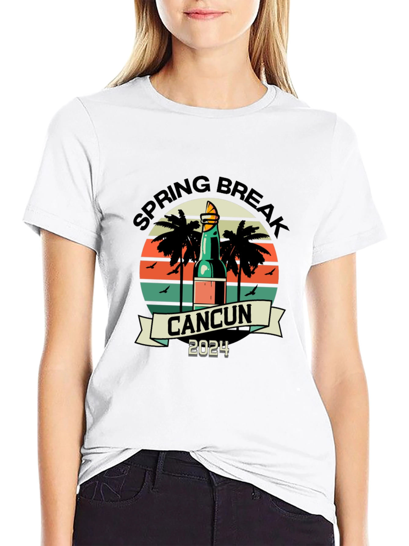 Spring Break Cancun 2024 Graphic T-Shirt