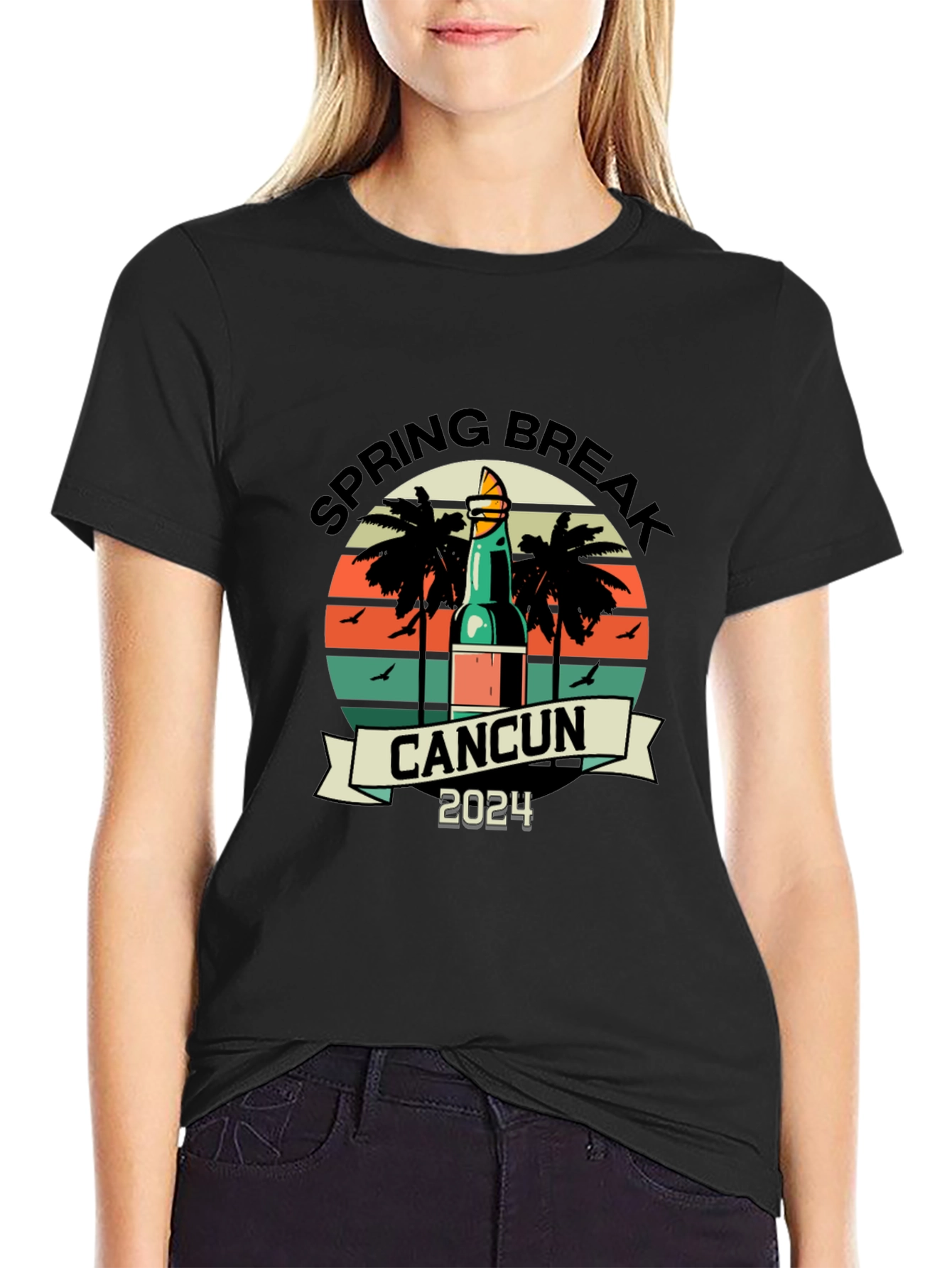 Spring Break Cancun 2024 Graphic T-Shirt