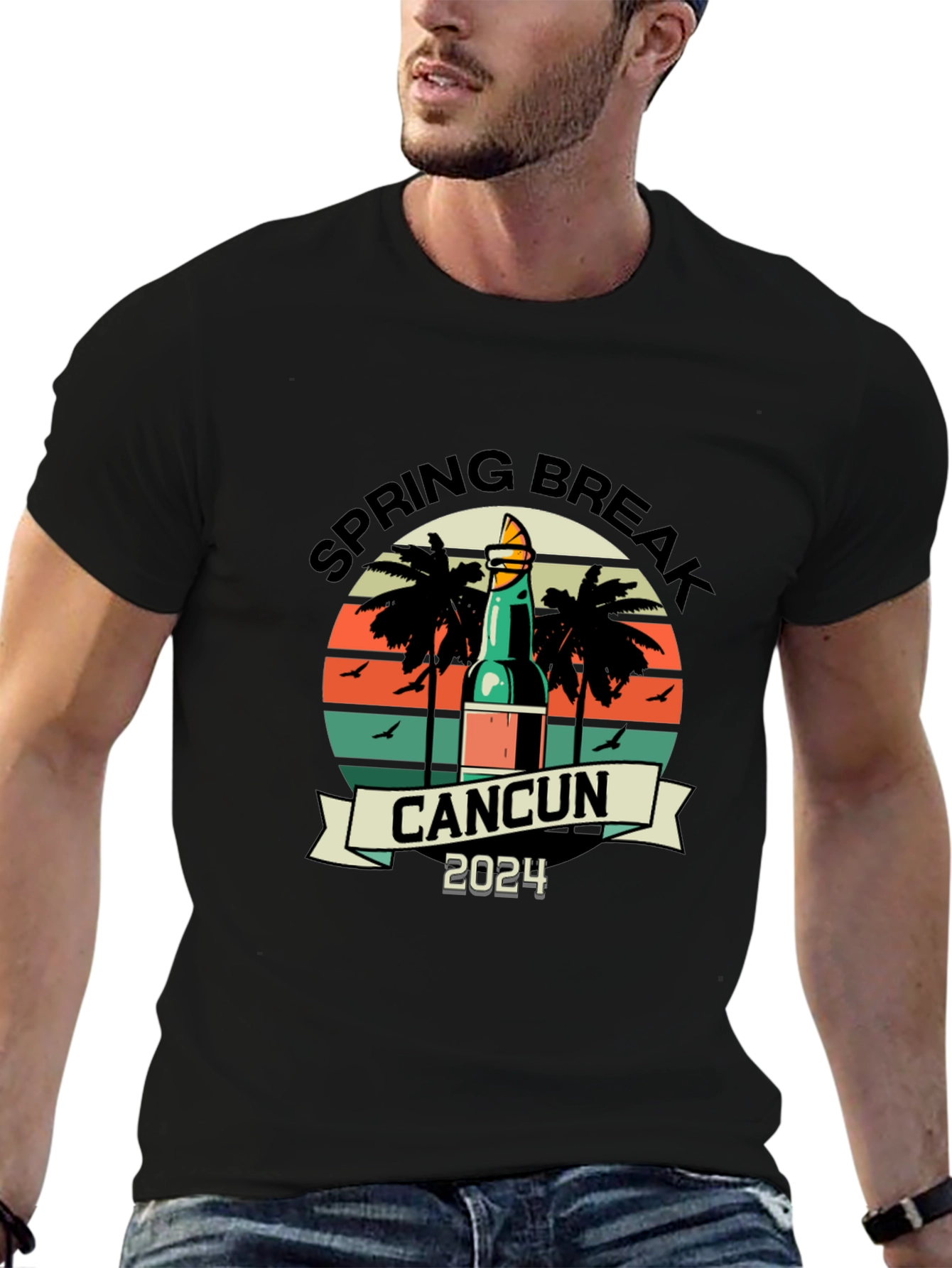 Spring Break Cancun 2024 Graphic T-Shirt