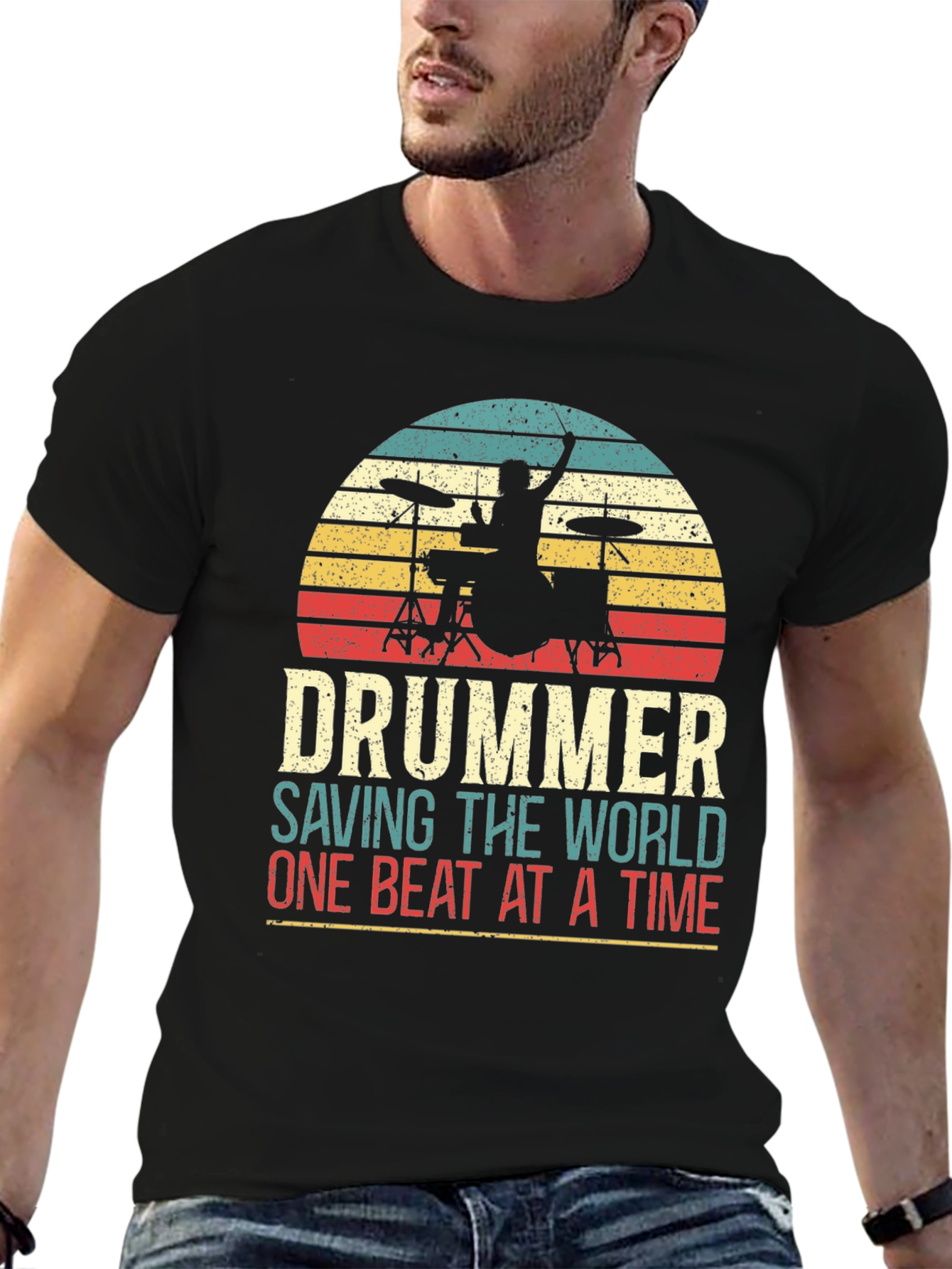 Drummer Saving The World T-Shirt
