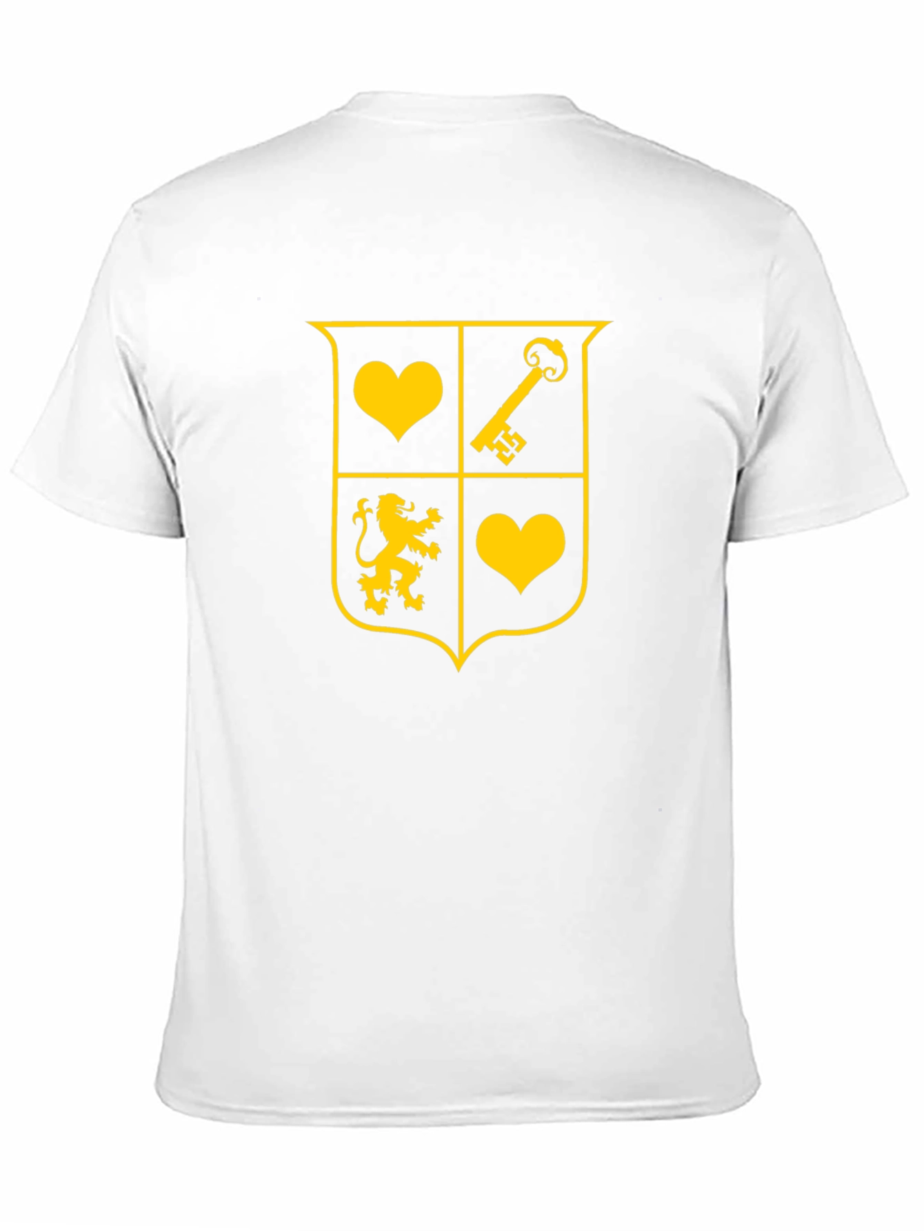 Emblem Graphic Tee - Stylish Mens Black T-Shirt