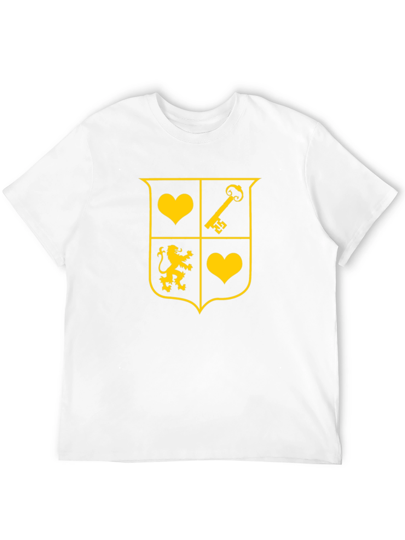 Emblem Graphic Tee - Stylish Mens Black T-Shirt