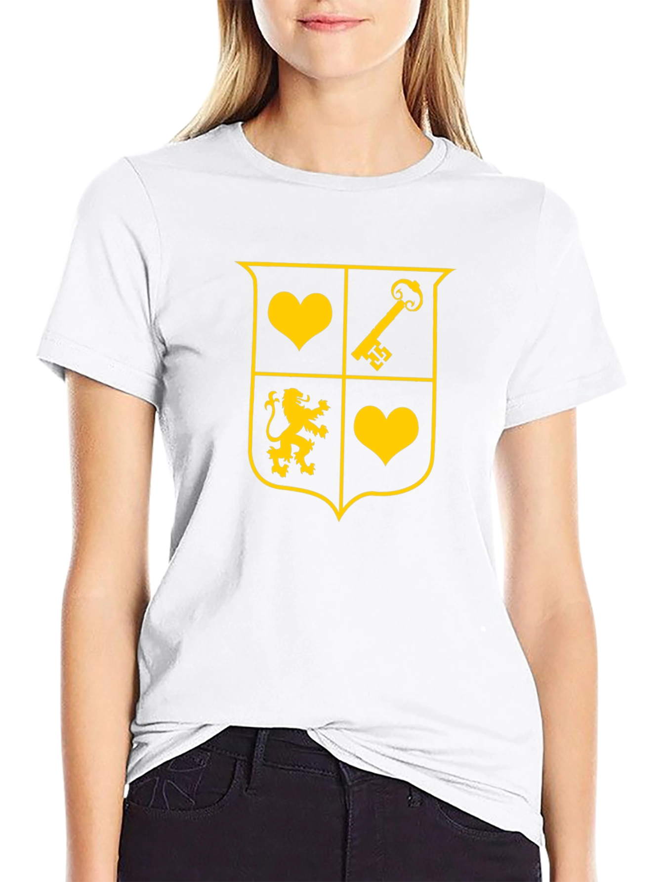 Emblem Graphic Tee - Stylish Mens Black T-Shirt