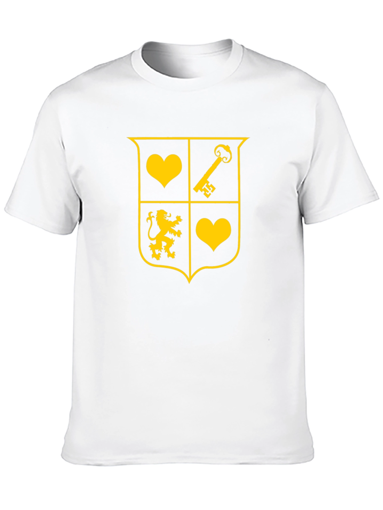 Emblem Graphic Tee - Stylish Mens Black T-Shirt