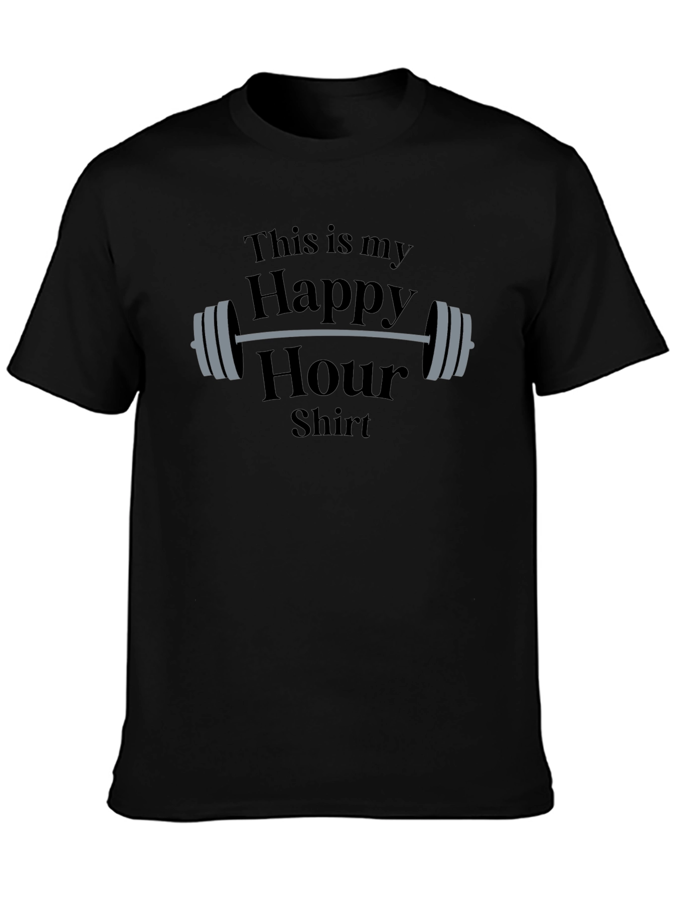 Happy Hour Gym T-Shirt - Workout Motivation