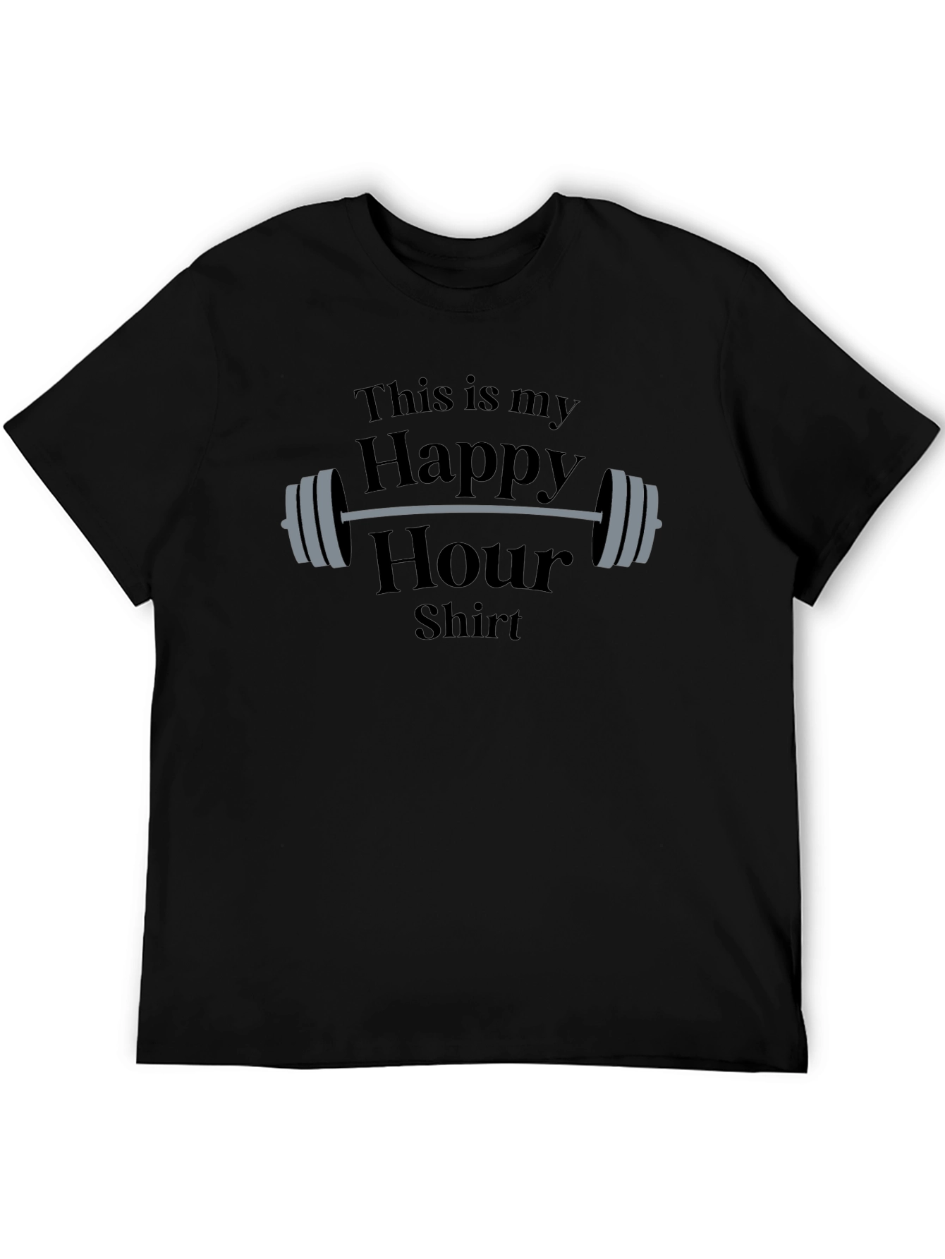 Happy Hour Gym T-Shirt - Workout Motivation
