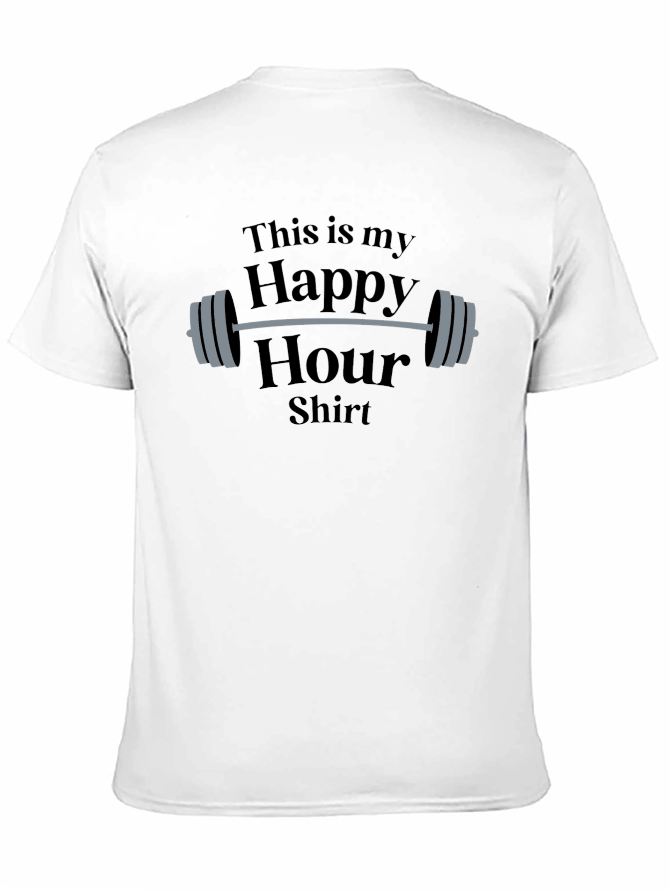 Happy Hour Gym T-Shirt - Workout Motivation