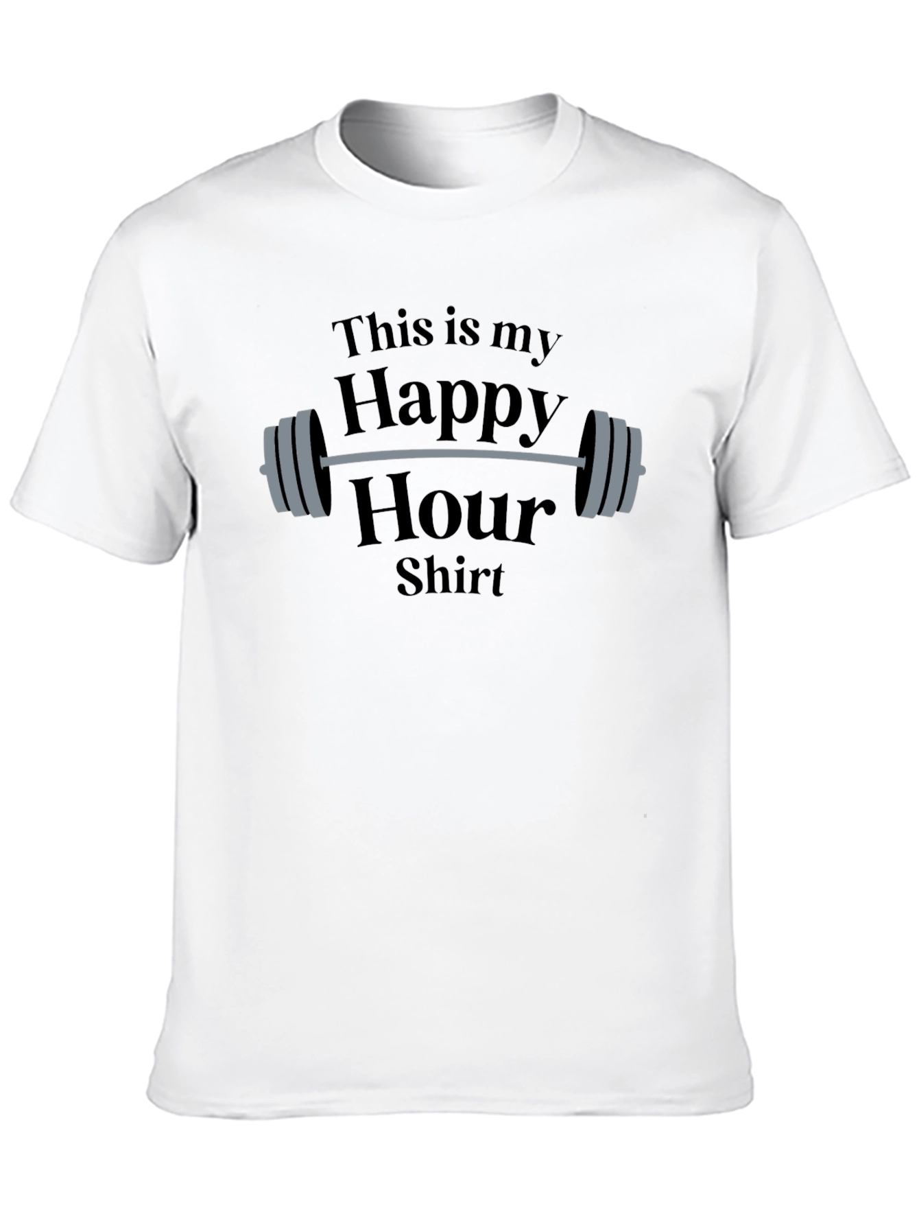 Happy Hour Gym T-Shirt - Workout Motivation