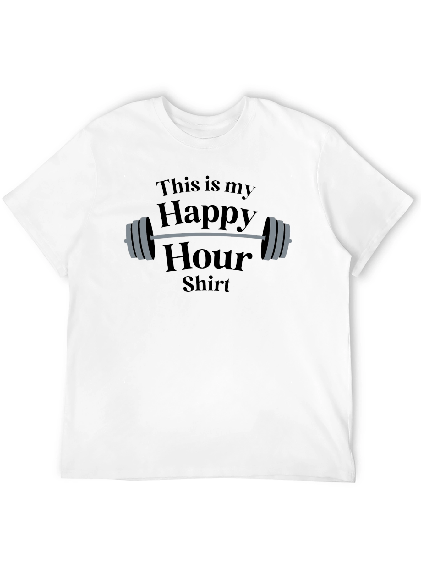 Happy Hour Gym T-Shirt - Workout Motivation