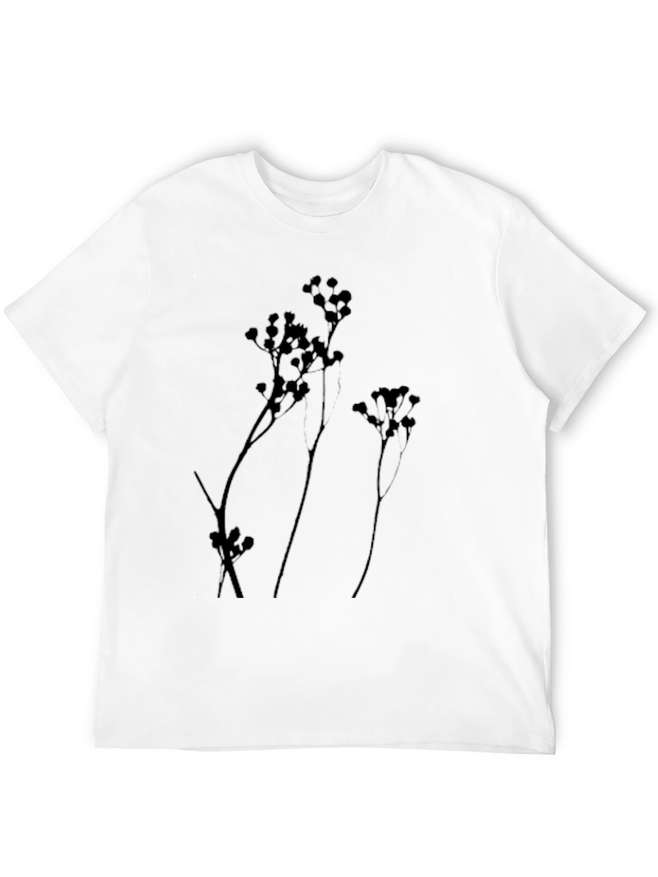 Botanical Silhouette Black T-Shirt