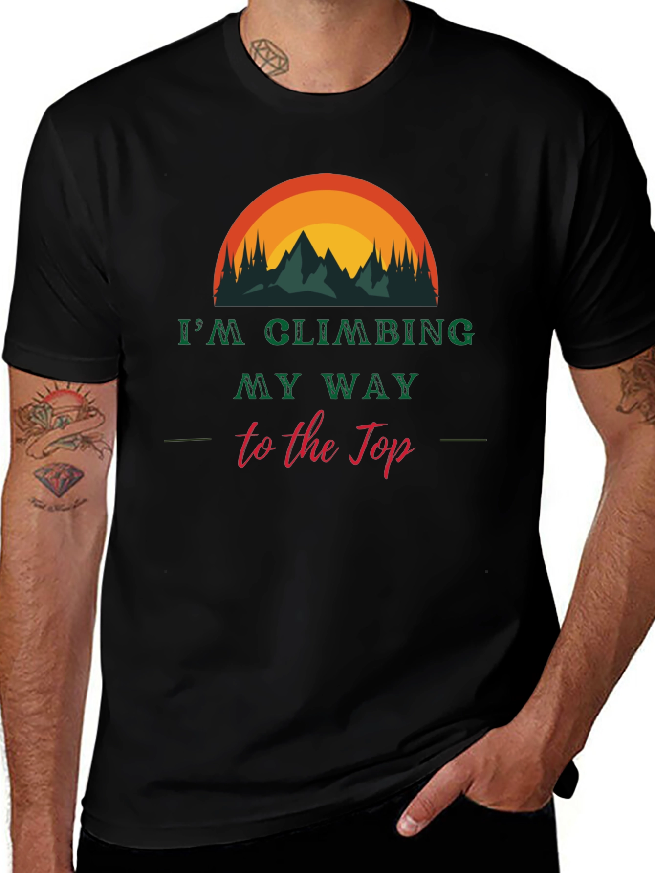 Climbing My Way to the Top Graphic Tee