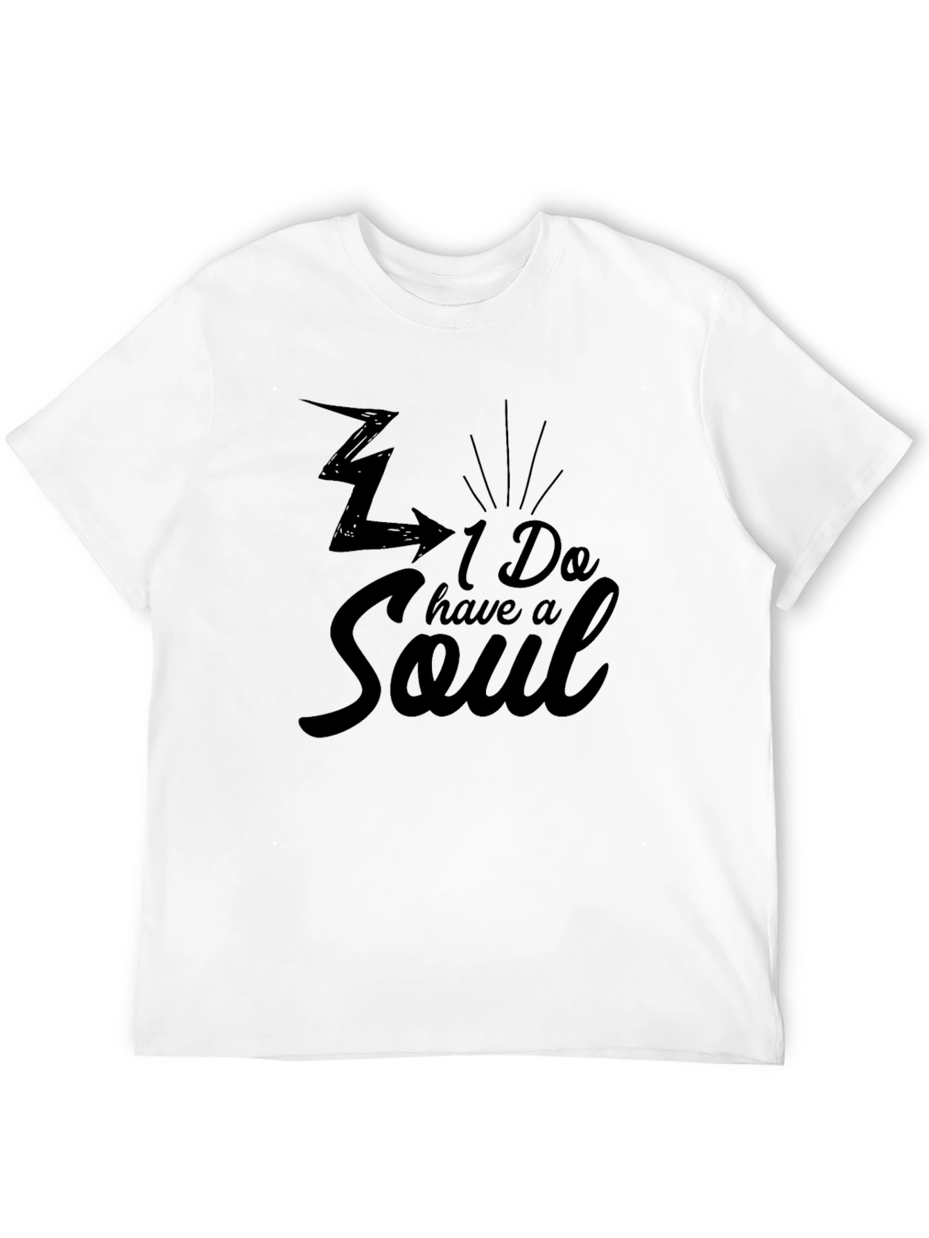 I Do Have a Soul Graphic T-Shirt - Black