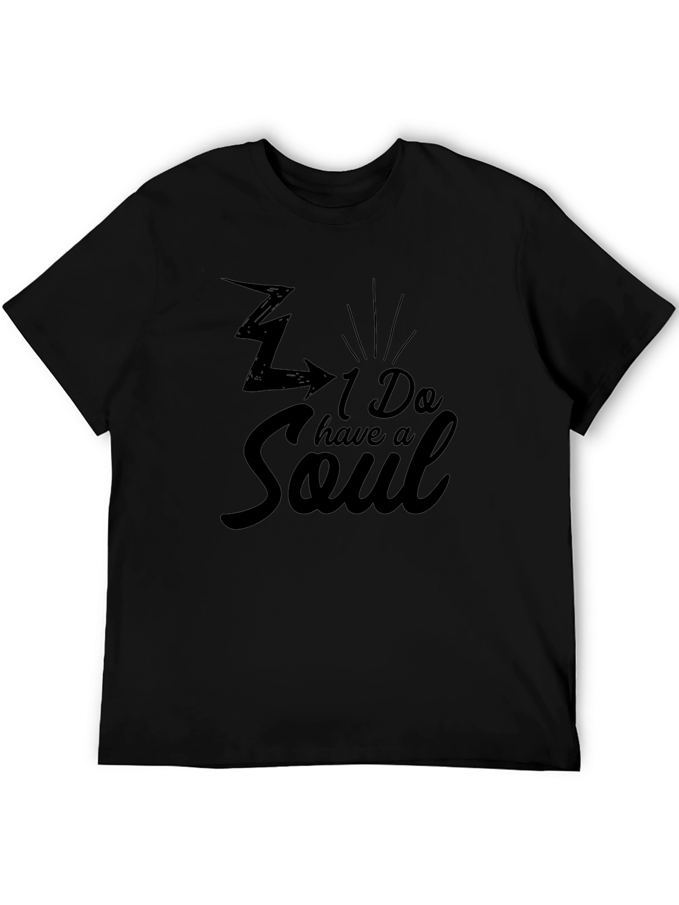 I Do Have a Soul Graphic T-Shirt - Black