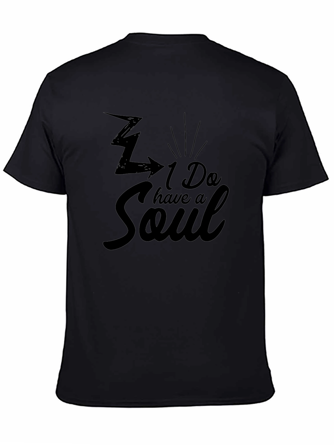 I Do Have a Soul Graphic T-Shirt - Black