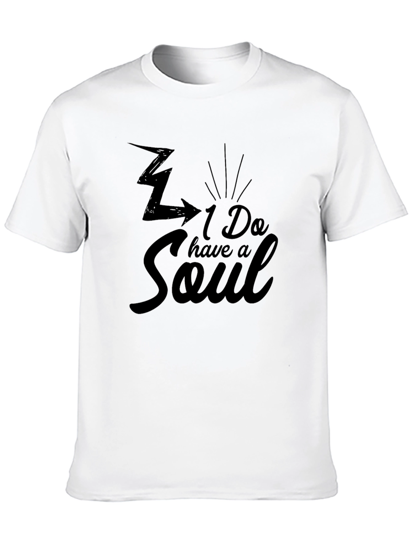 I Do Have a Soul Graphic T-Shirt - Black