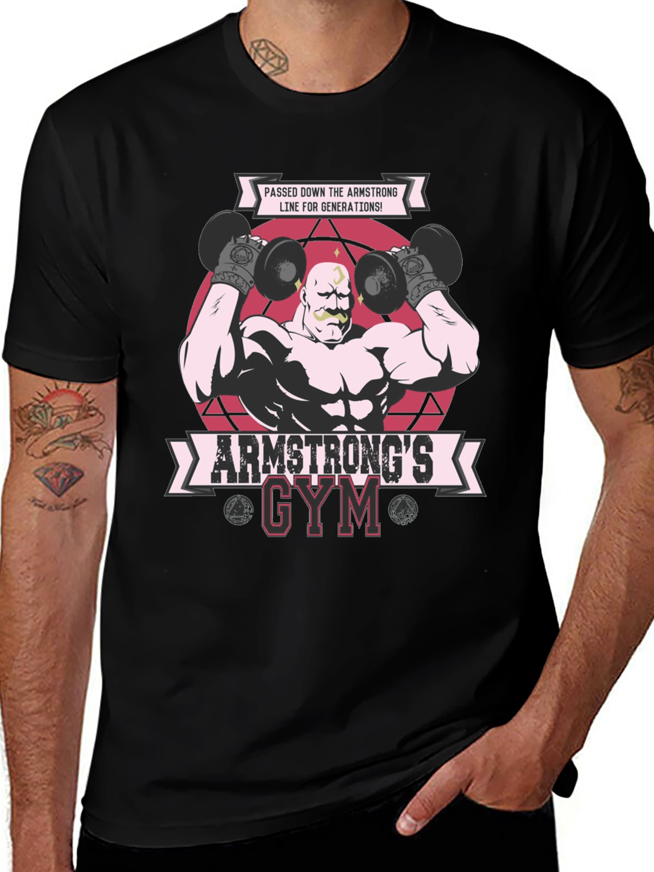 Armstrongs Gym T-Shirt - Passed Down For Generations