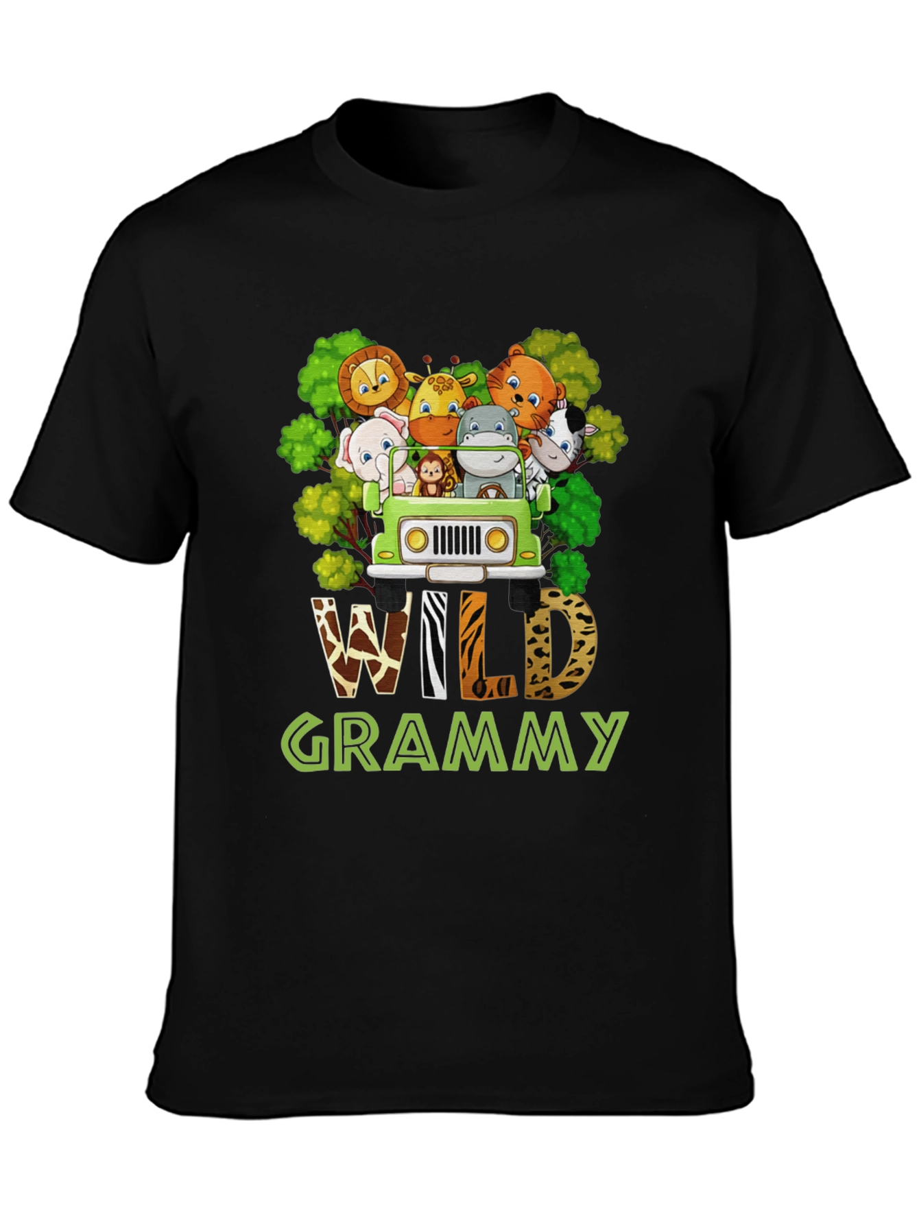 Wild Grammy Animal Print T-Shirt
