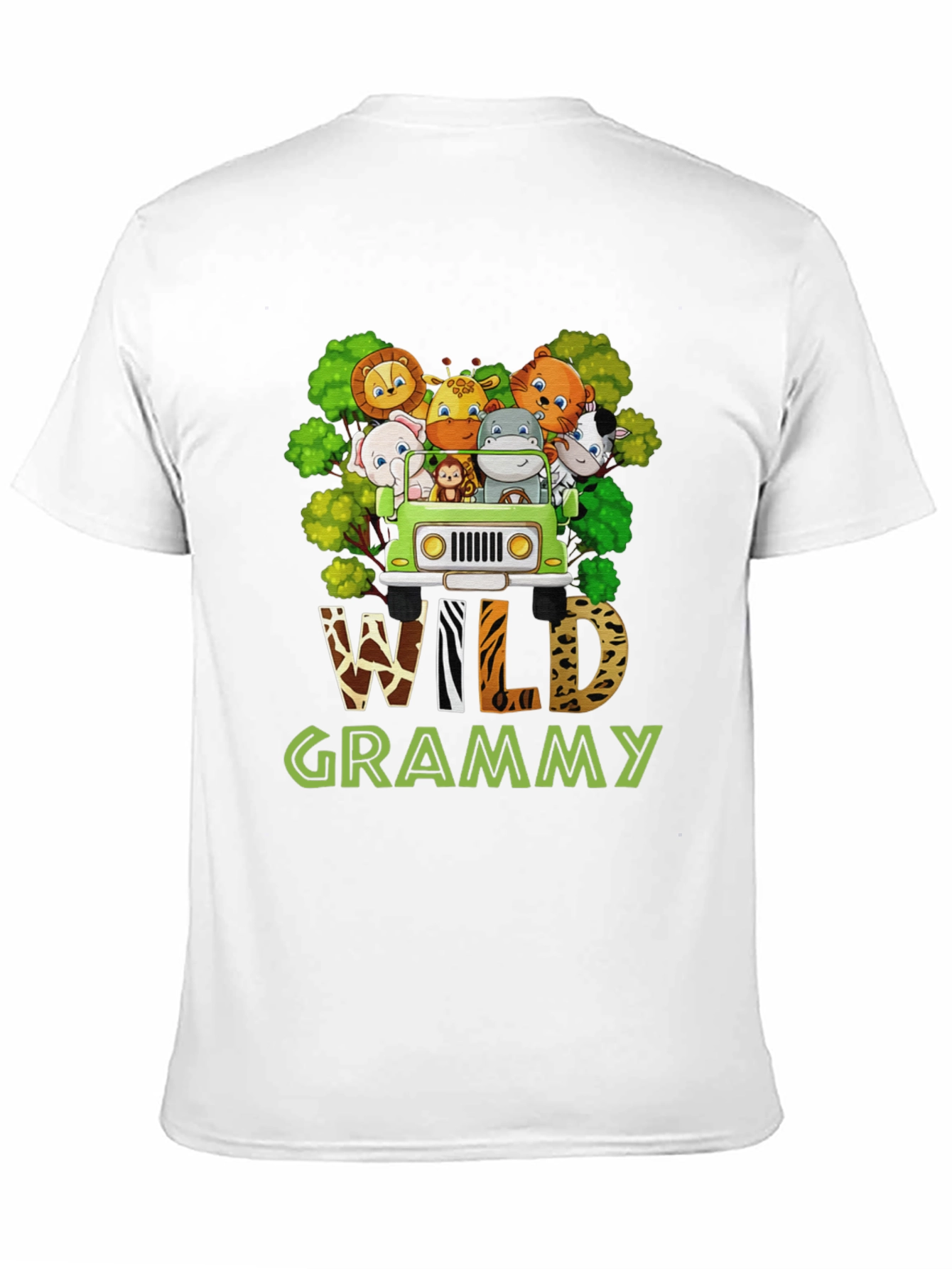 Wild Grammy Animal Print T-Shirt