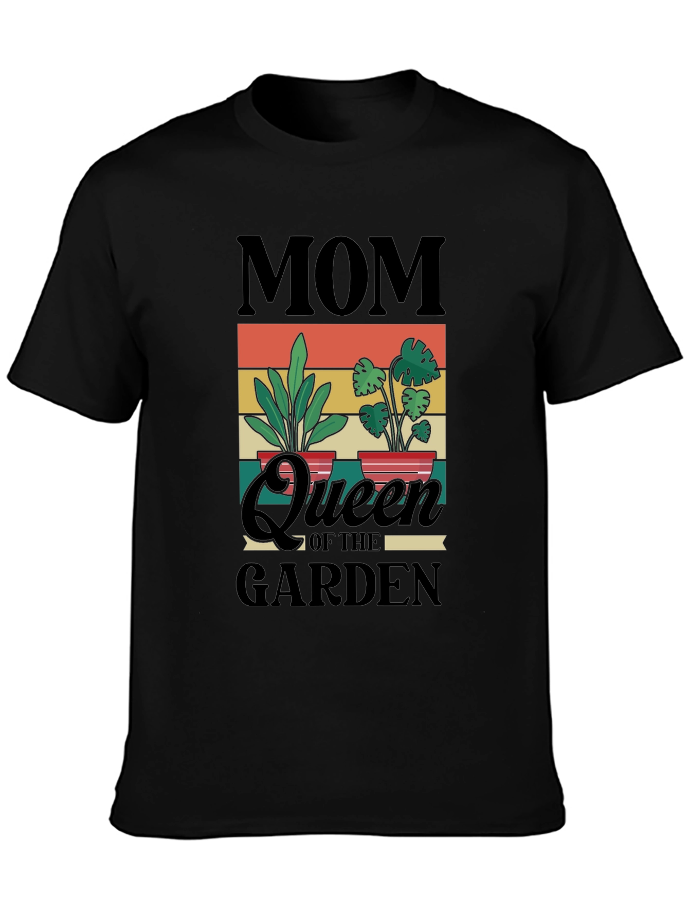 Mom Queen of the Garden Graphic T-Shirt