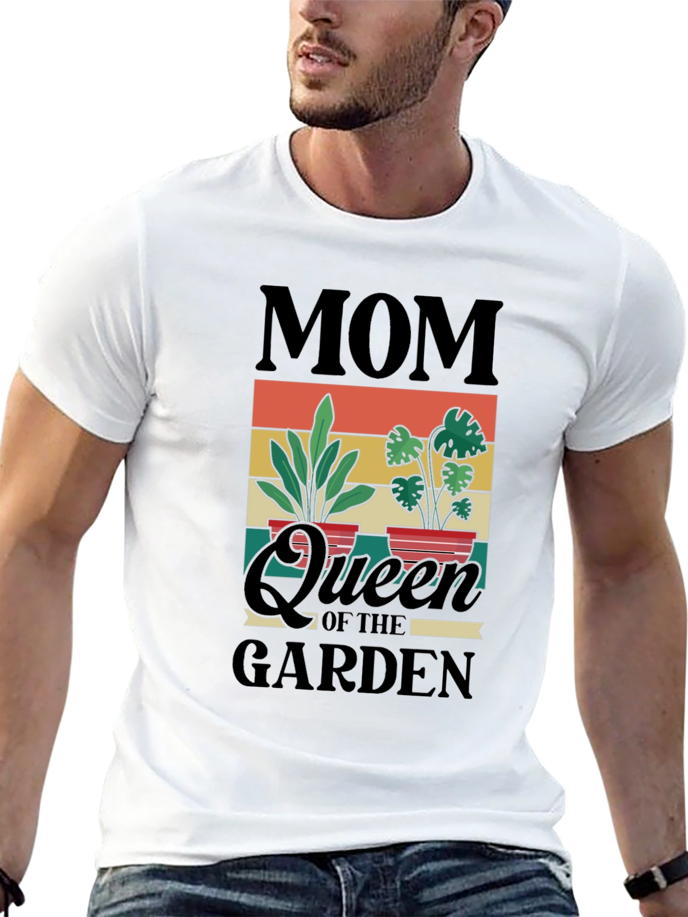 Mom Queen of the Garden Graphic T-Shirt