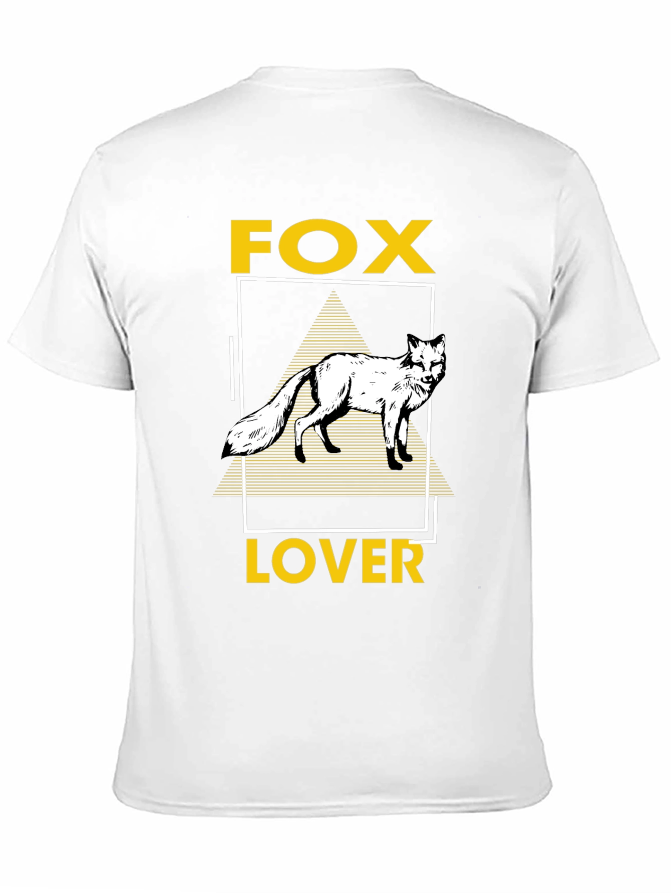 Fox Lover Graphic Tee - Unisex Black T-Shirt
