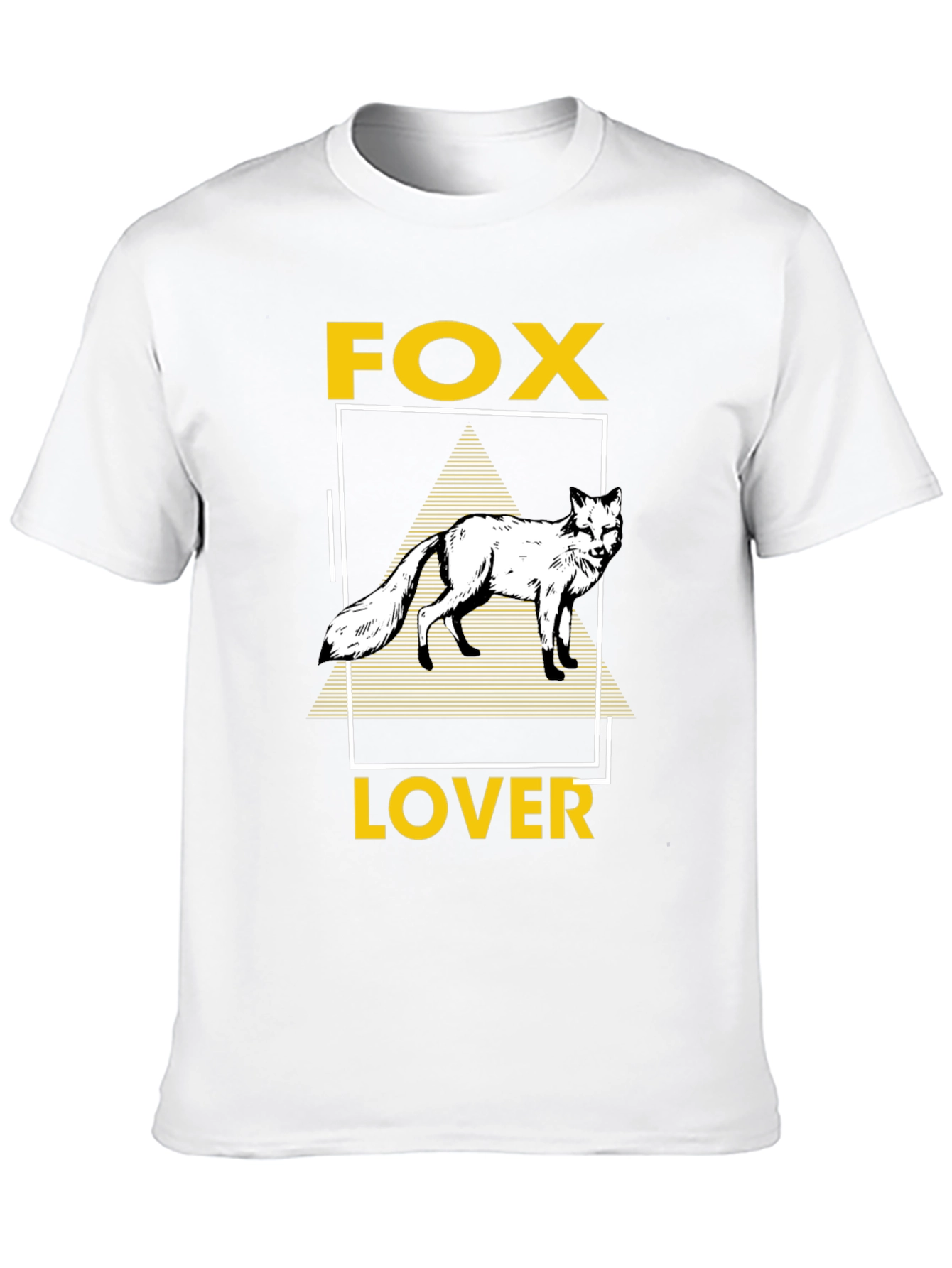 Fox Lover Graphic Tee - Unisex Black T-Shirt