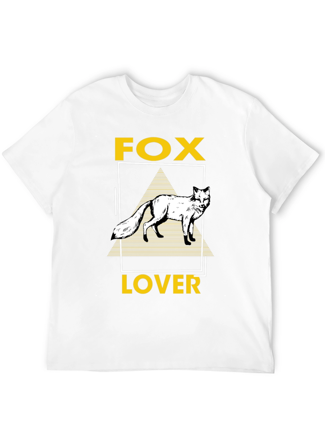 Fox Lover Graphic Tee - Unisex Black T-Shirt