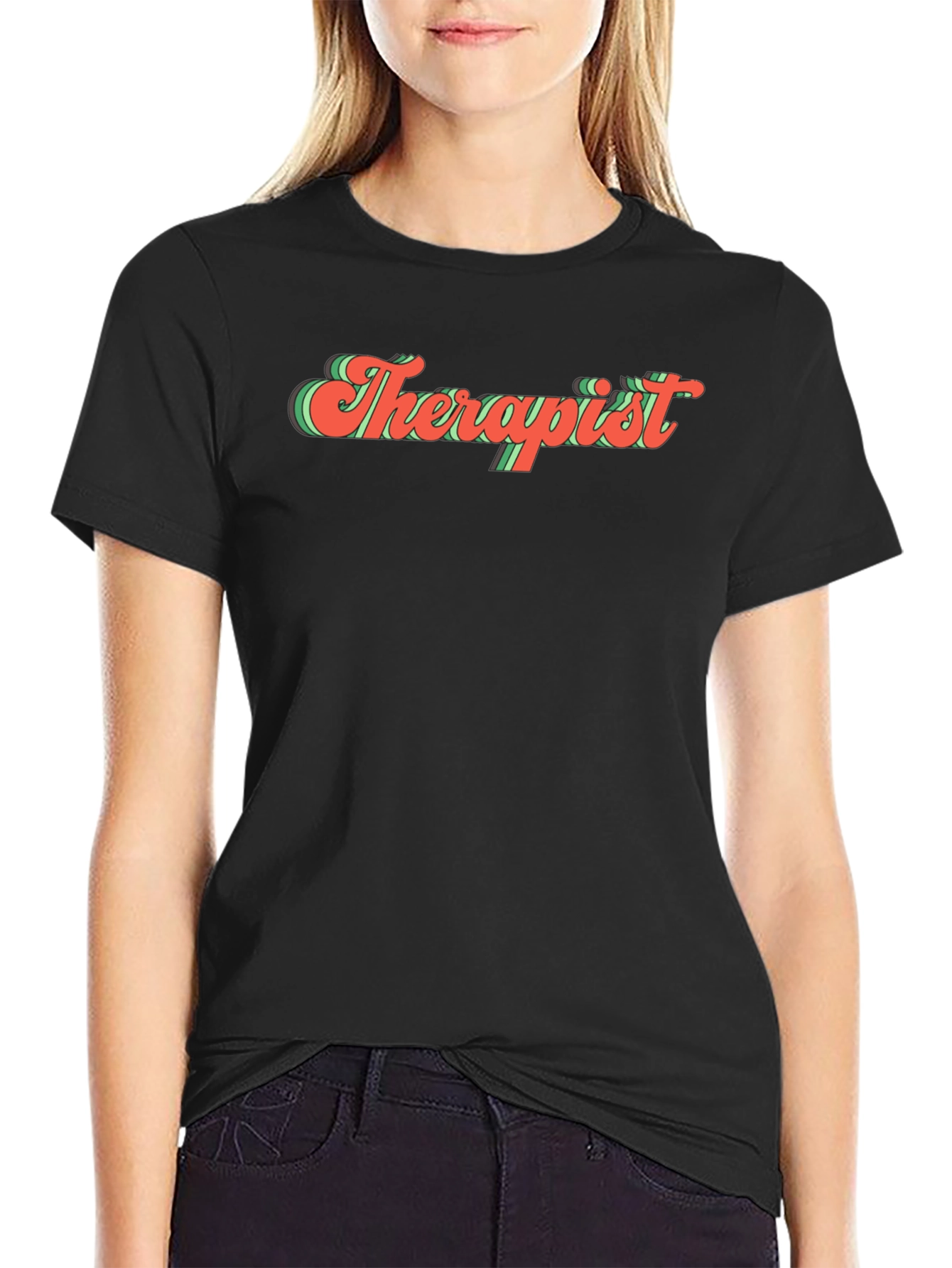 Therapist Retro Style Graphic Tee