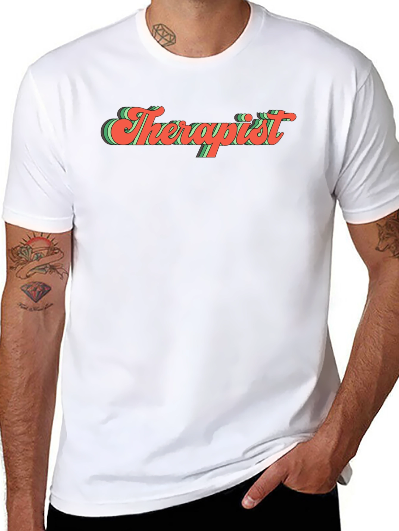 Therapist Retro Style Graphic Tee