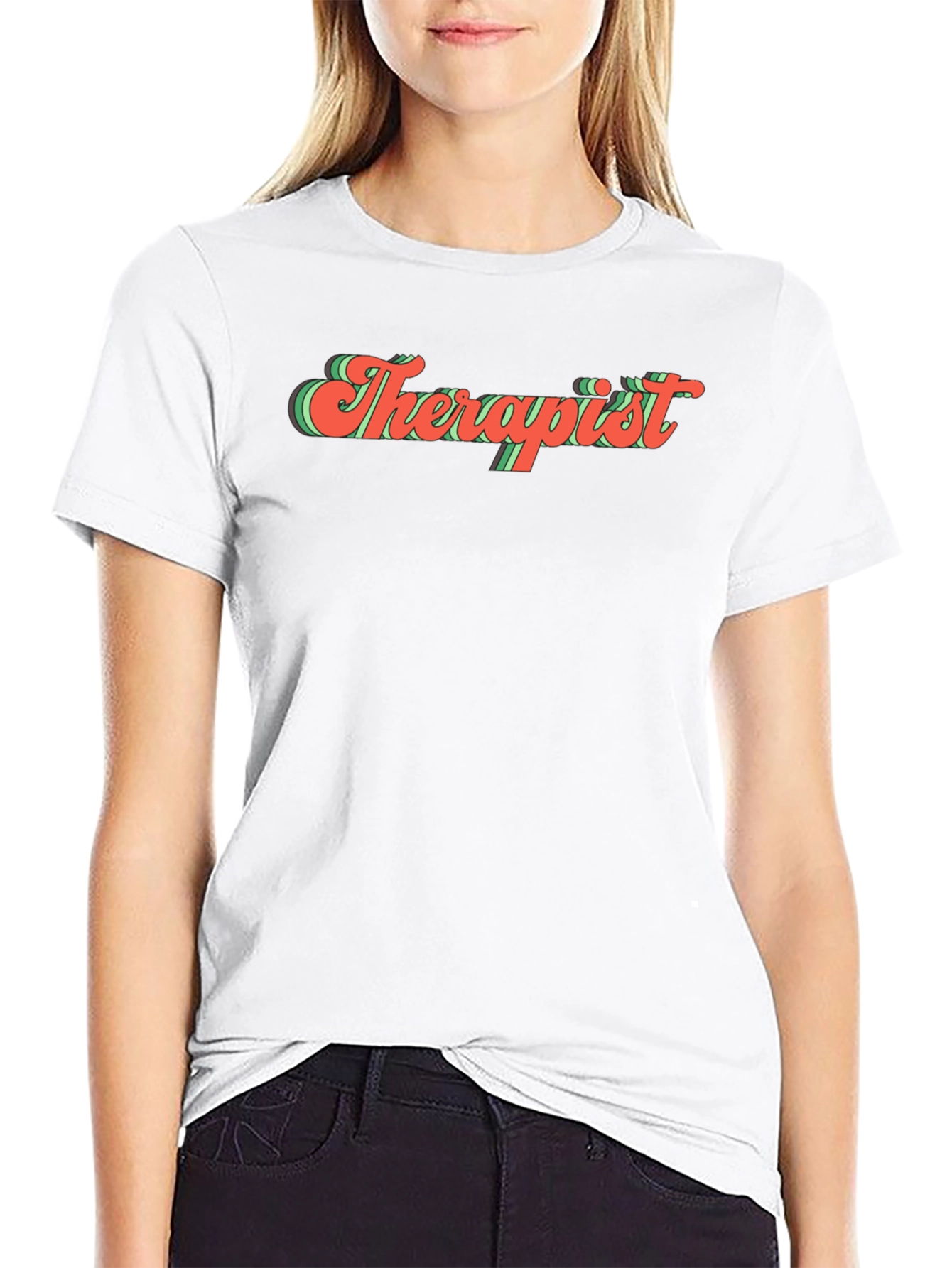 Therapist Retro Style Graphic Tee