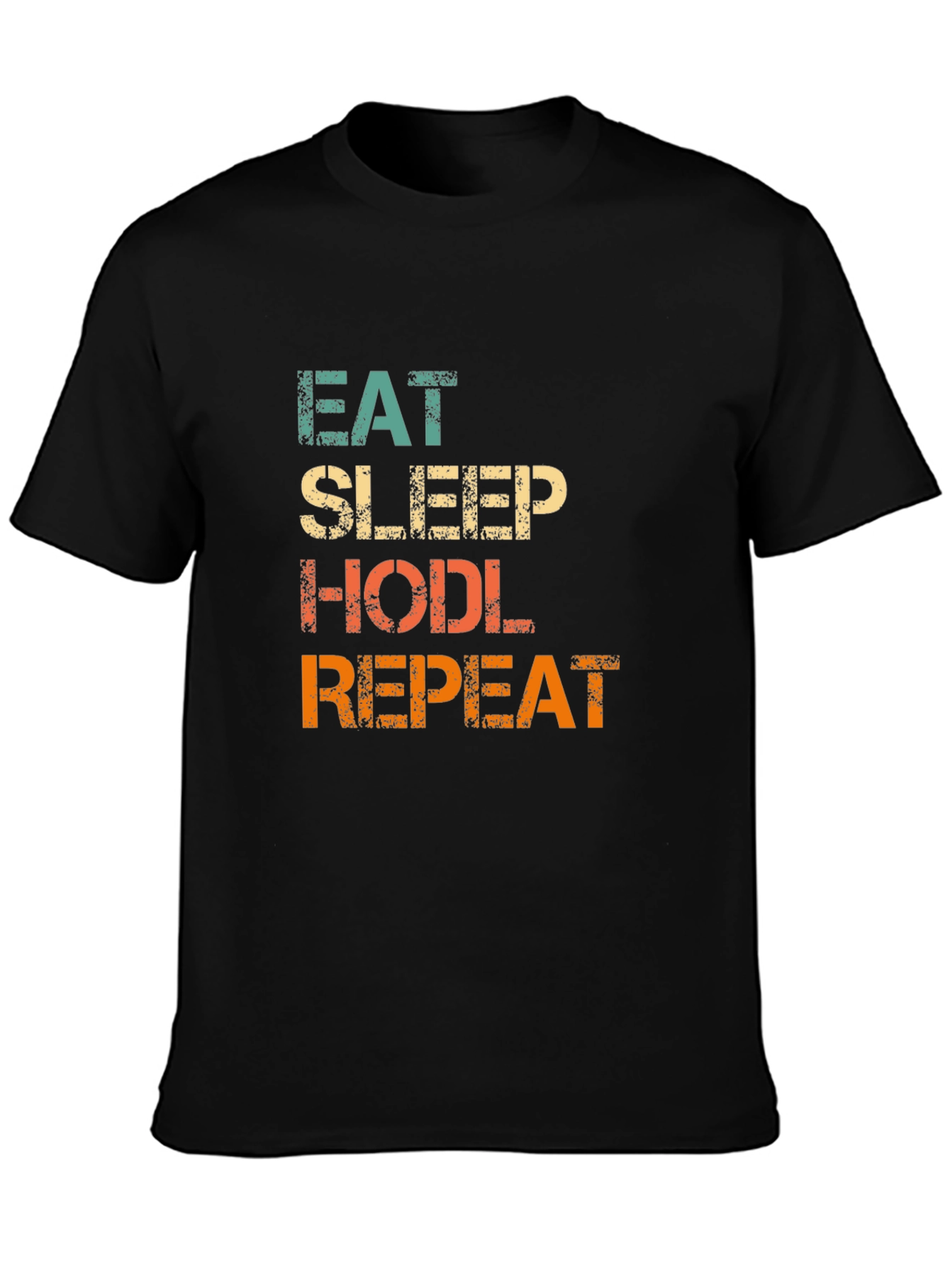 Eat Sleep HODL Repeat Crypto T-Shirt